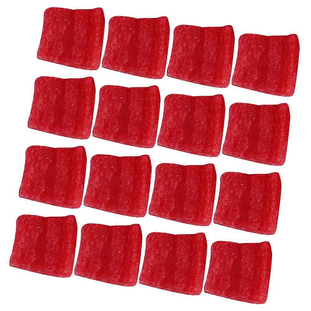 Artificial Vegetable Slices Decoration 25Pcs Realistic Design Fake Pepper Display Prop For Restaurant Home Decor