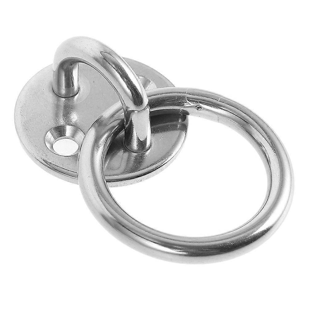 Stainless Steel Eye Plate Hook for Heavy Duty Ceiling Mounting – Ideal for Boat Hardware, Hammocks, and Versatile Installations with Pre Drilled Holes