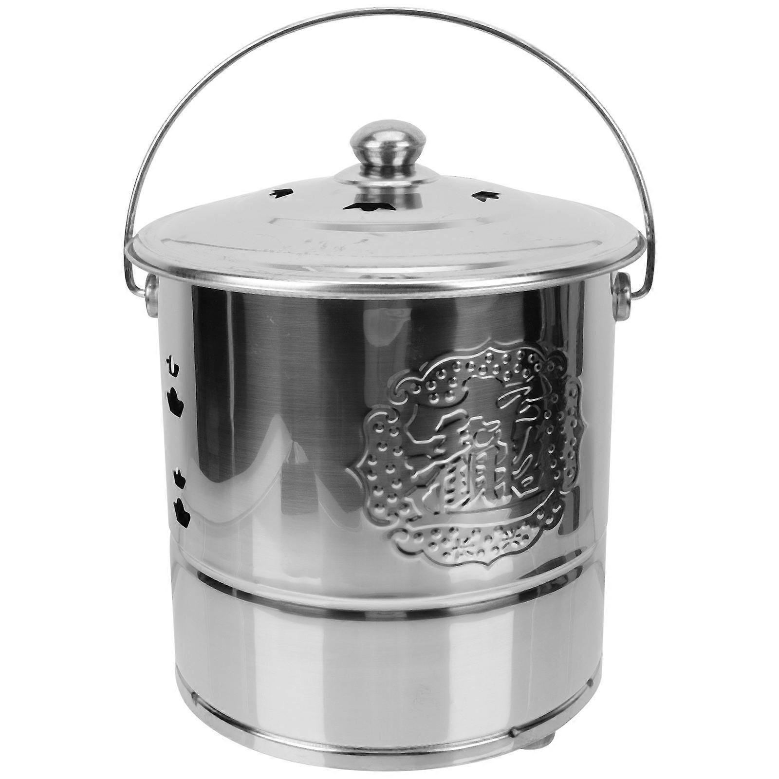 Ceremonial Money Incinerator For Adults Crafted In Round Shape Featuring Design 1Set