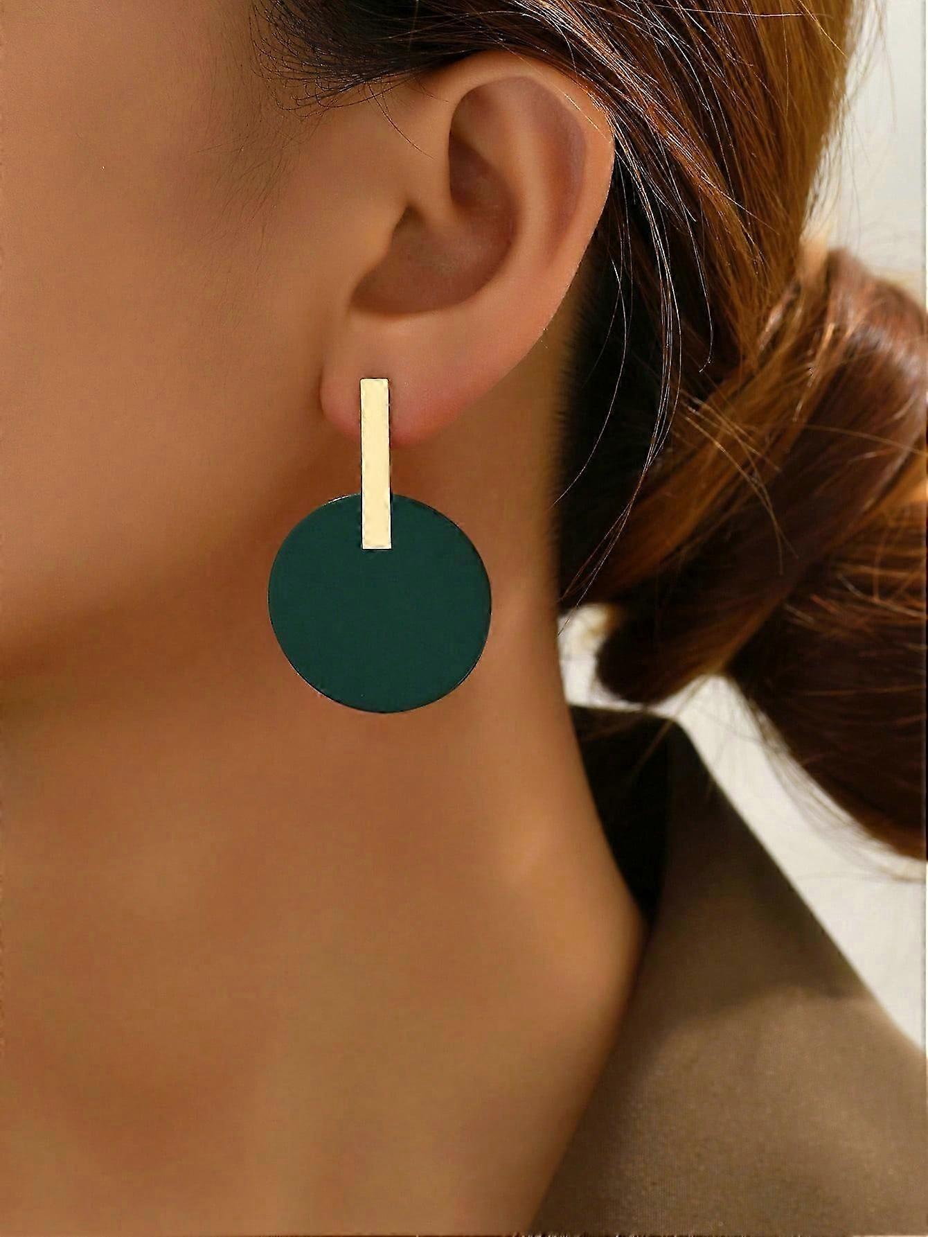 Yuvarlak Damla Küpe