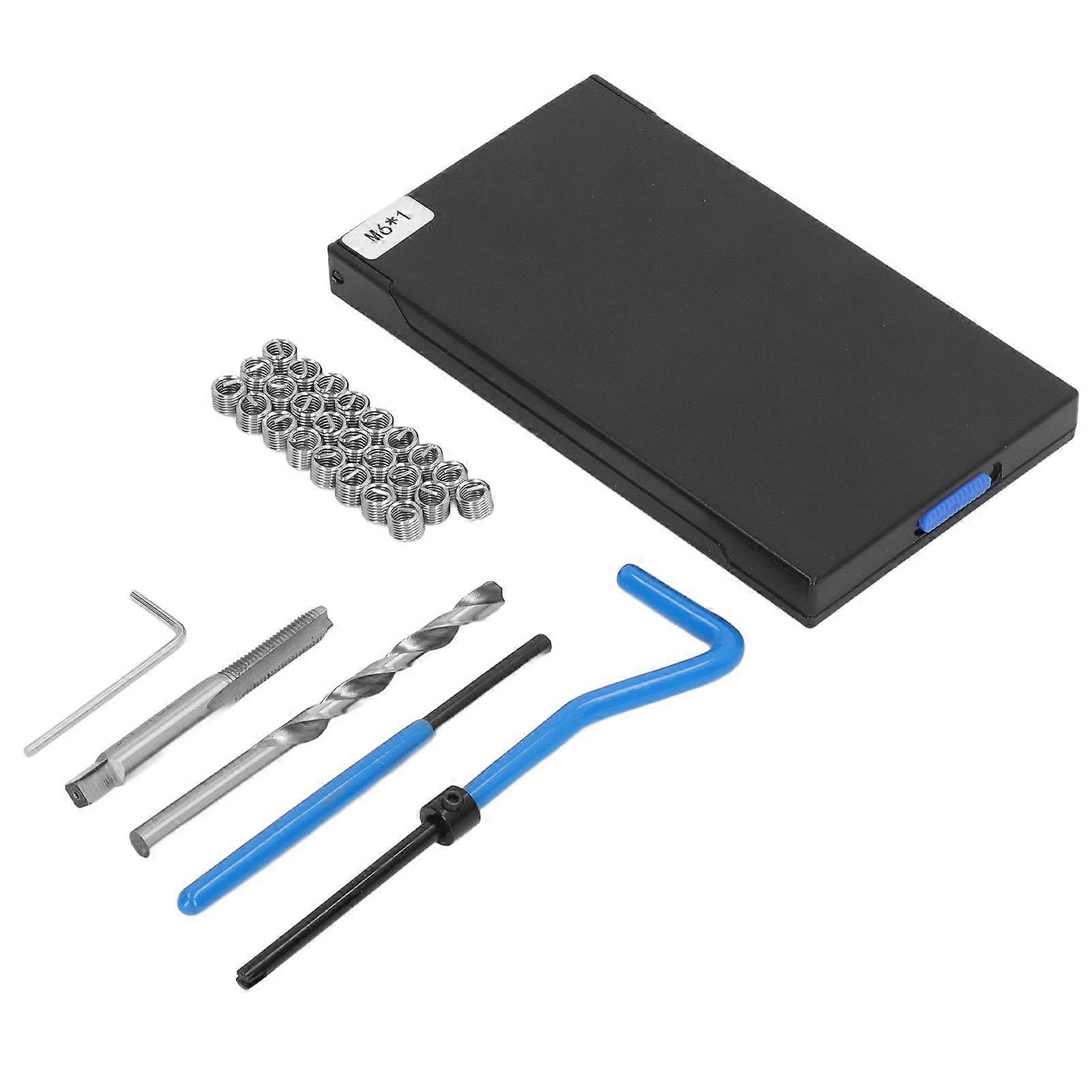 M6x1 Thread Repair Kit Complete High Strength Drill Set