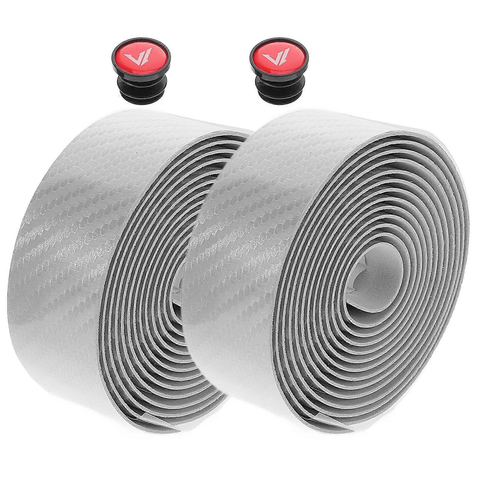 Bike Handlebar Tape with Anti-slip Design for Comfortable Ride Silver EVA Material Fits All Bikes 1