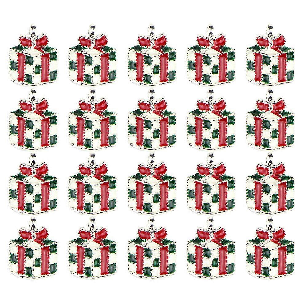 Box Shape Charms For DIY Jewelry Making 20Pcs Multi Accessory For Christmas Gifts