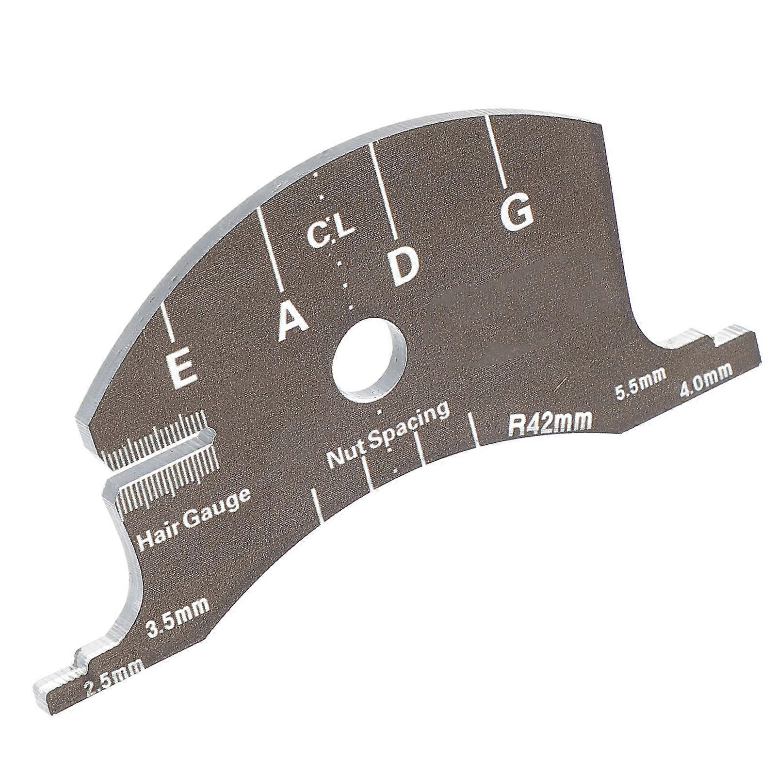 Violin Bridge Template Accessory For Students Intuitive Chord Distance Measurement 1Set Black