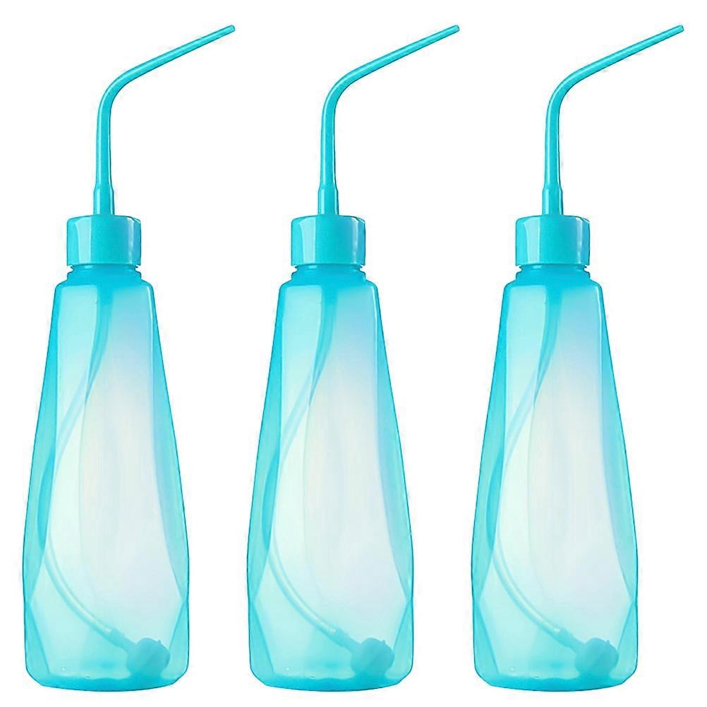 Watering Bottle 480ML Portable Watering Can For Home Use Blue Squeeze Trigger Design 3Set