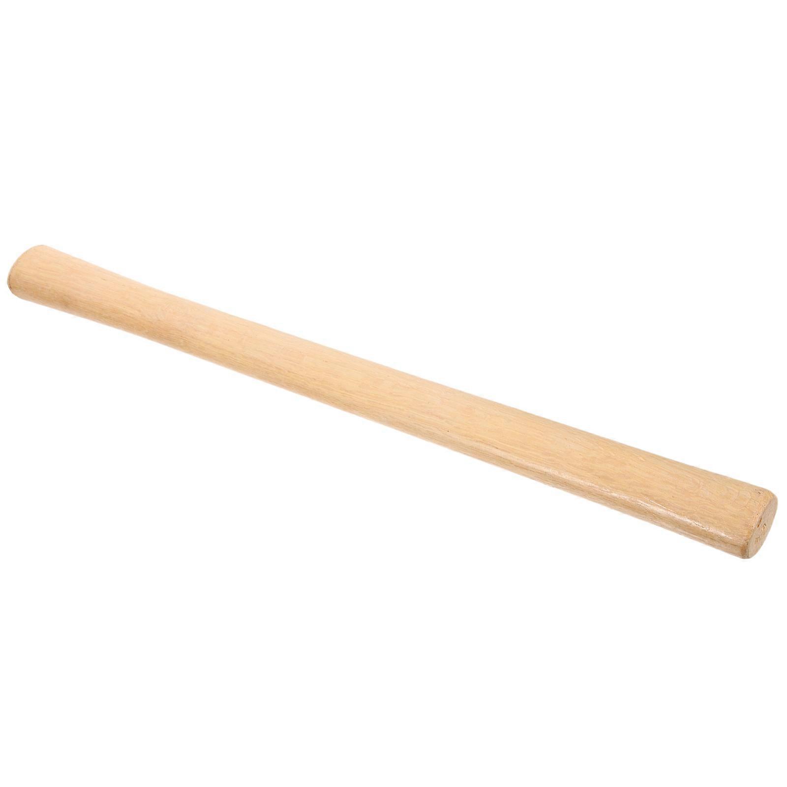 Khaki Hoe Handle For Construction Worker Simple Design Wooden Replacement 1Pcs