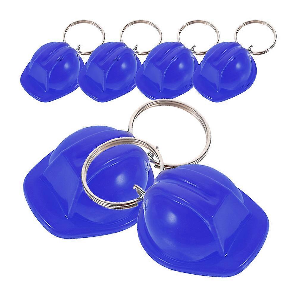 Small Key Ring Pendant For DIY Projects And Party Favors In Blue Color With Multipurpose Application 6Pcs