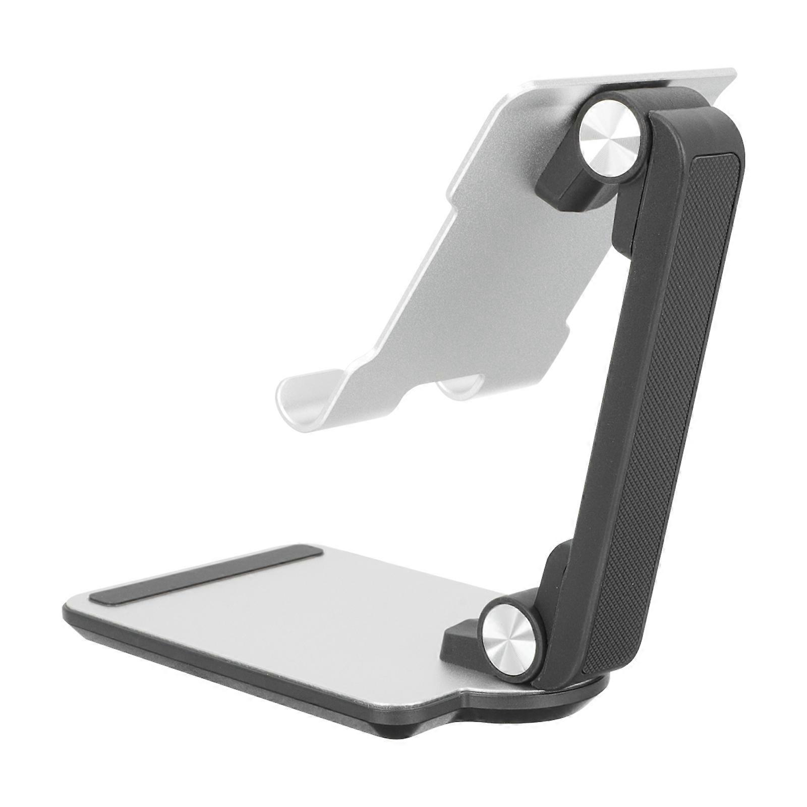 Foldable Design Phone Tablet Stand For General Users 13.5X12.7Cm Silver Sturdy 1Set