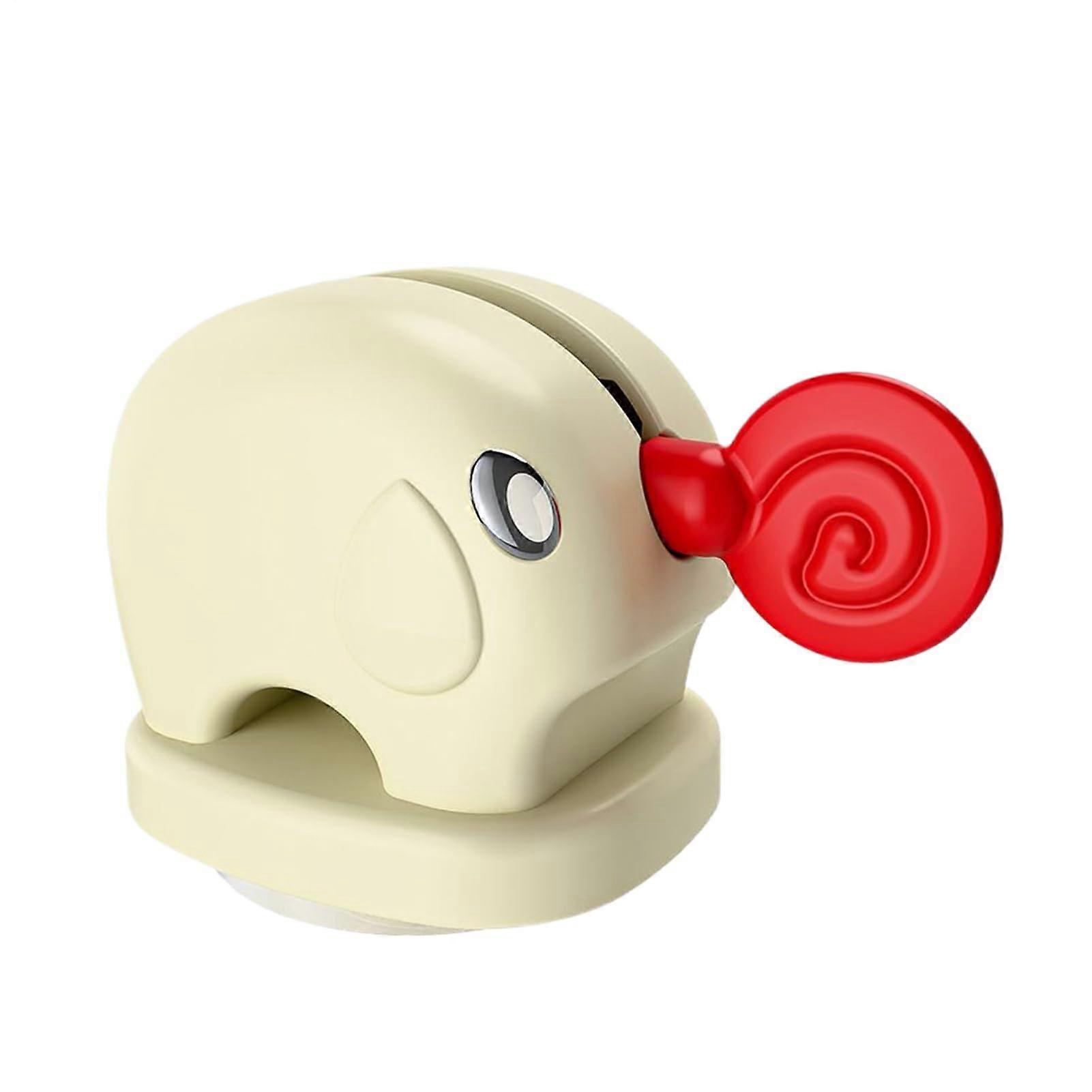 Toothpaste Squeezer Elephant Design Manual Tube Roller 10.3x6x6cm Cute Red Bathroom Accessory