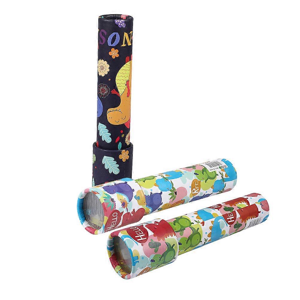 3Pcs Kindergarten Kaleidoscope Toys For Children Cognition Assorted Development