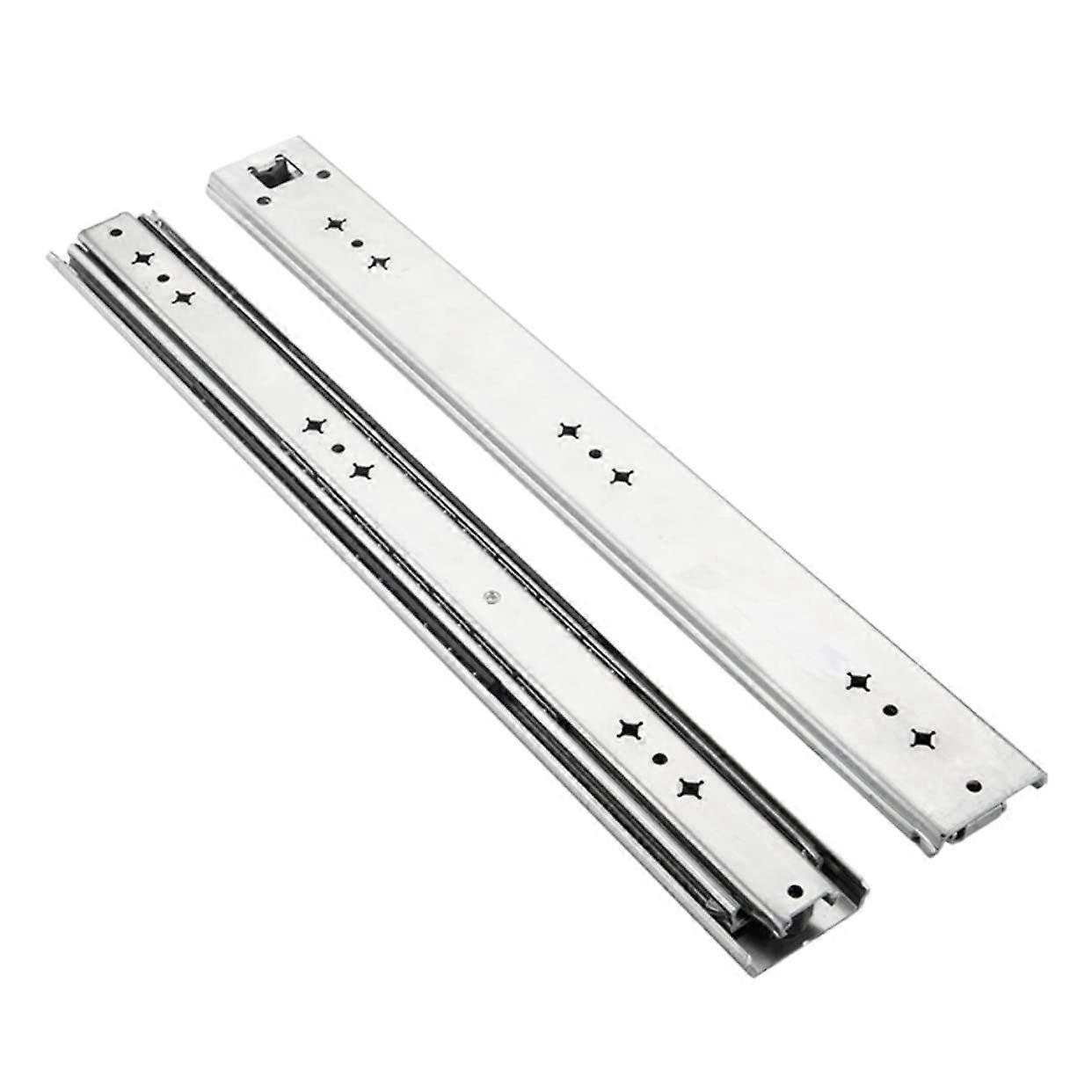 2part drawer slides, drawer guides, cabinet drawer gliders, cabinet gliders, selflocking drawer slides made of coldrolled steel for makeup tables