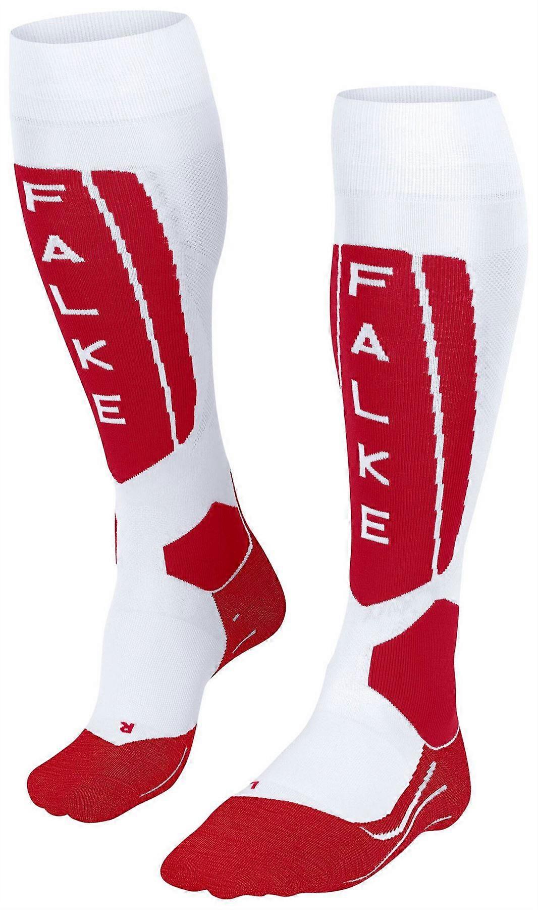Falke SK5 Expert Skiing Knee High Socks - White