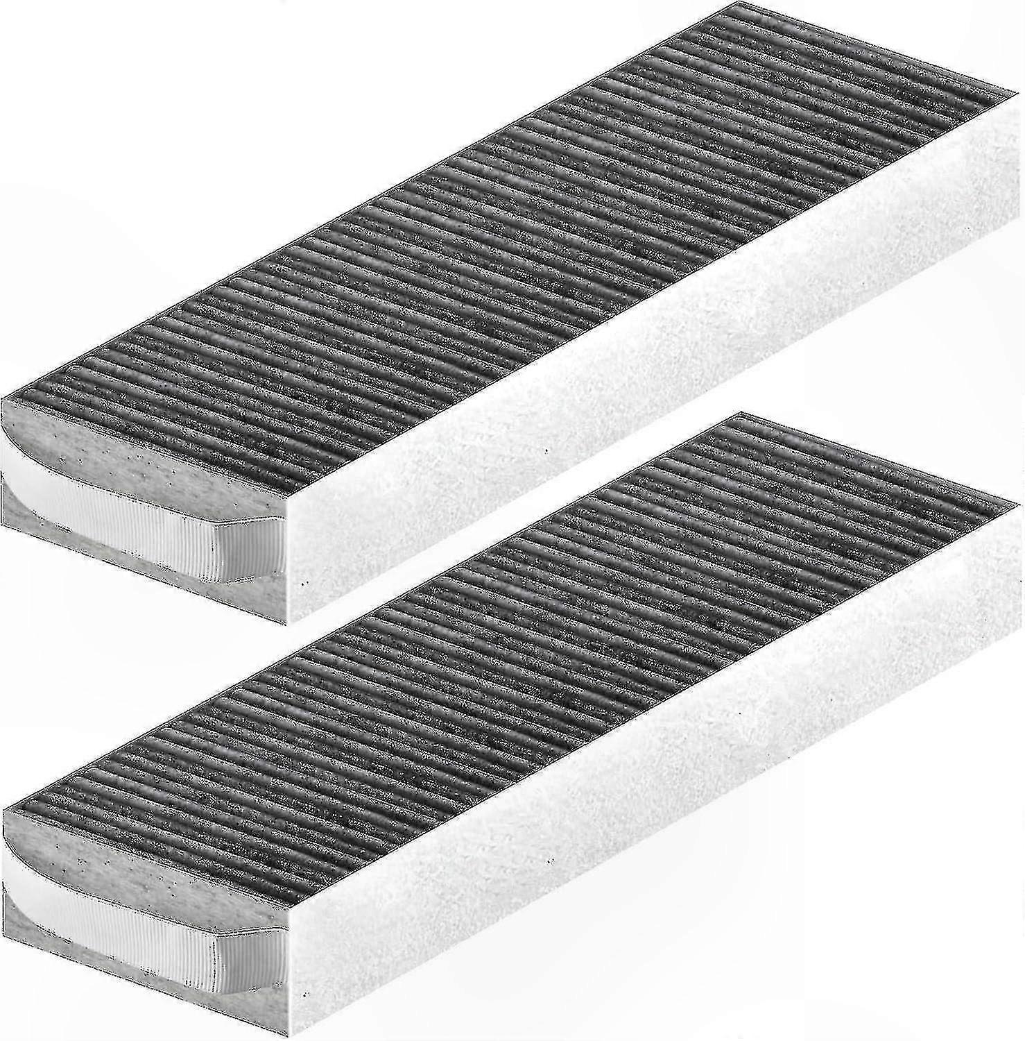 Replacement Carbon Filters for Range Hood, 2-Pack Universal Activated Charcoal Filter for Kitchen Ventilation Systems