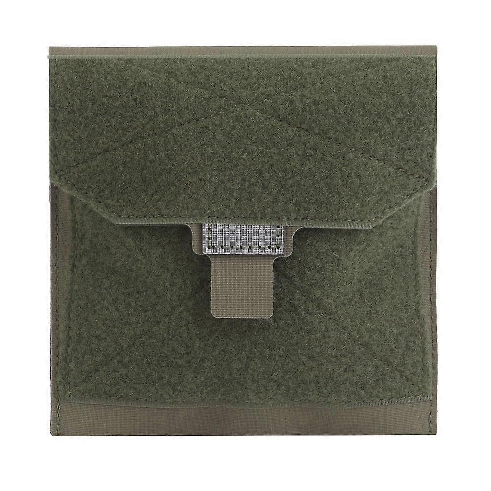 Molle Admin Pouch, Tactical EDC Tool Bag with Hook and Loop Fastener Exterior for Molle Equipment/Belt, Utility Hip Bag/Green/RG