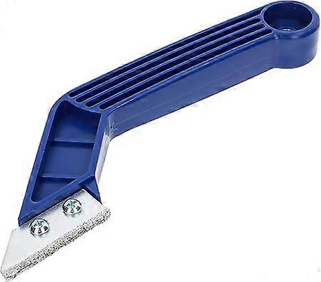 Carbide grout cleaner with dual blades