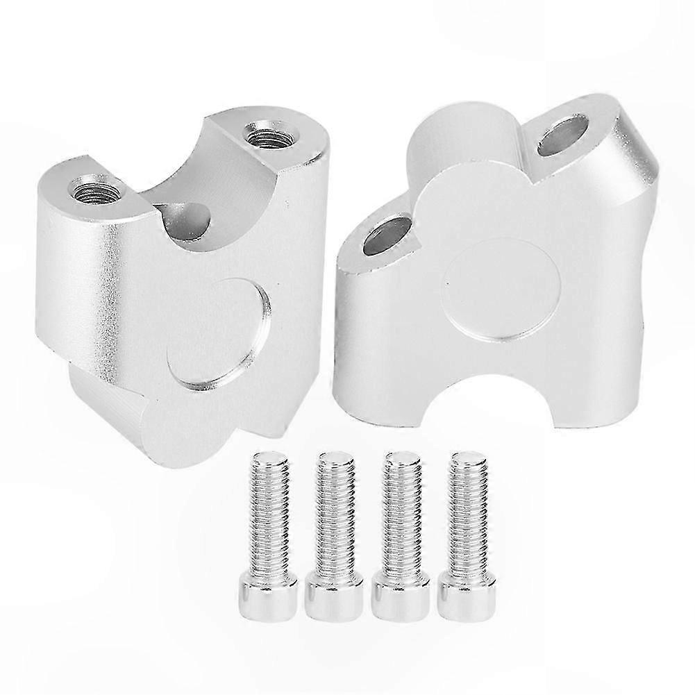Universal 22mm Motorcycle Handlebar Riser Clamp Adapter for Back Mount Position Adjustment