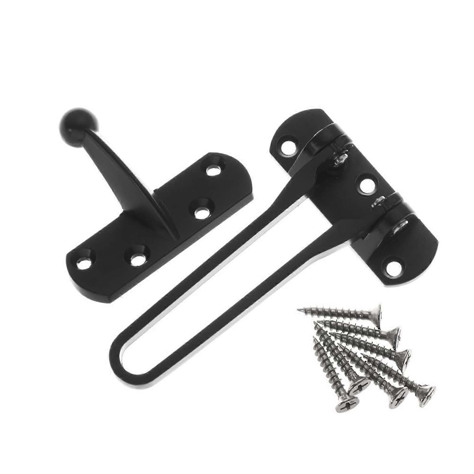 Antitheft chain security door lock Multifunctional zinc alloy antitheft buckle Household hotel padlock bolt hinges