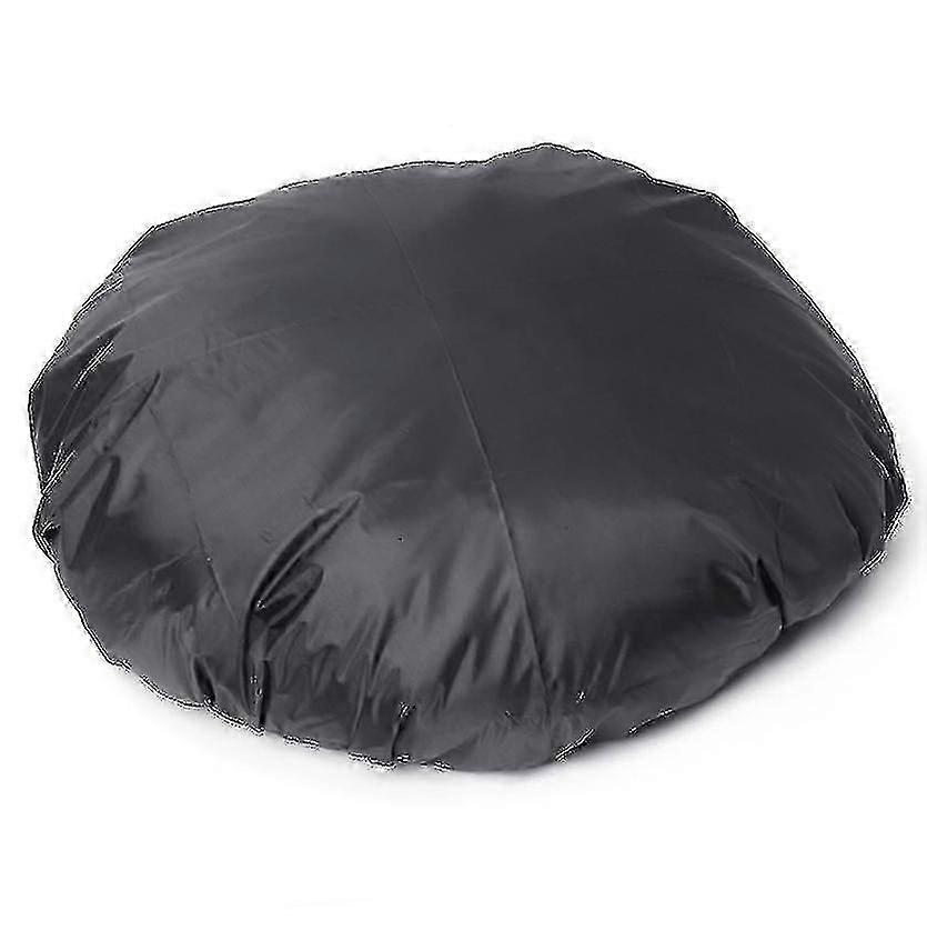 Bbq Cover Black Round Waterproof And Dustproof