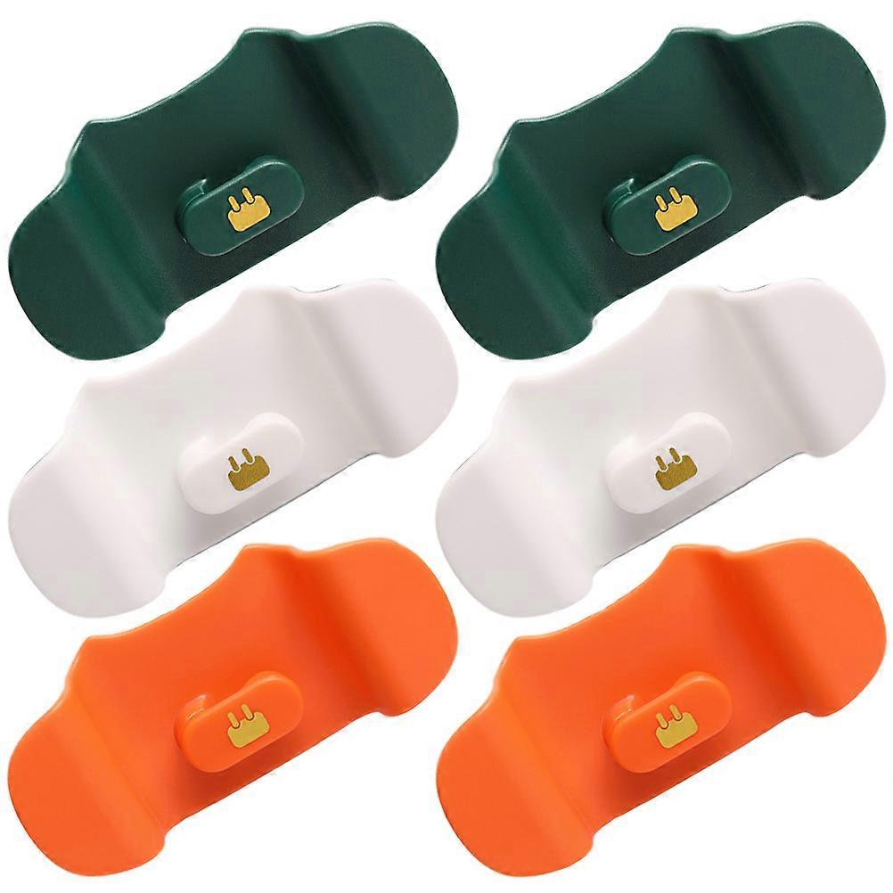 6 Adhesive Cable Organizers for Home Use Made of HIPS to Keep Cords Managed and Kitchen Neat