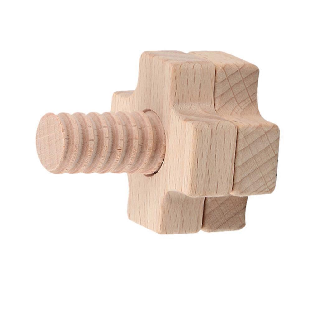 Wooden Screw Install Educational Matching Game for Early Learning, Safe and Durable Wooden Shapes to Enhance Hand Eye Coordination and Developmental