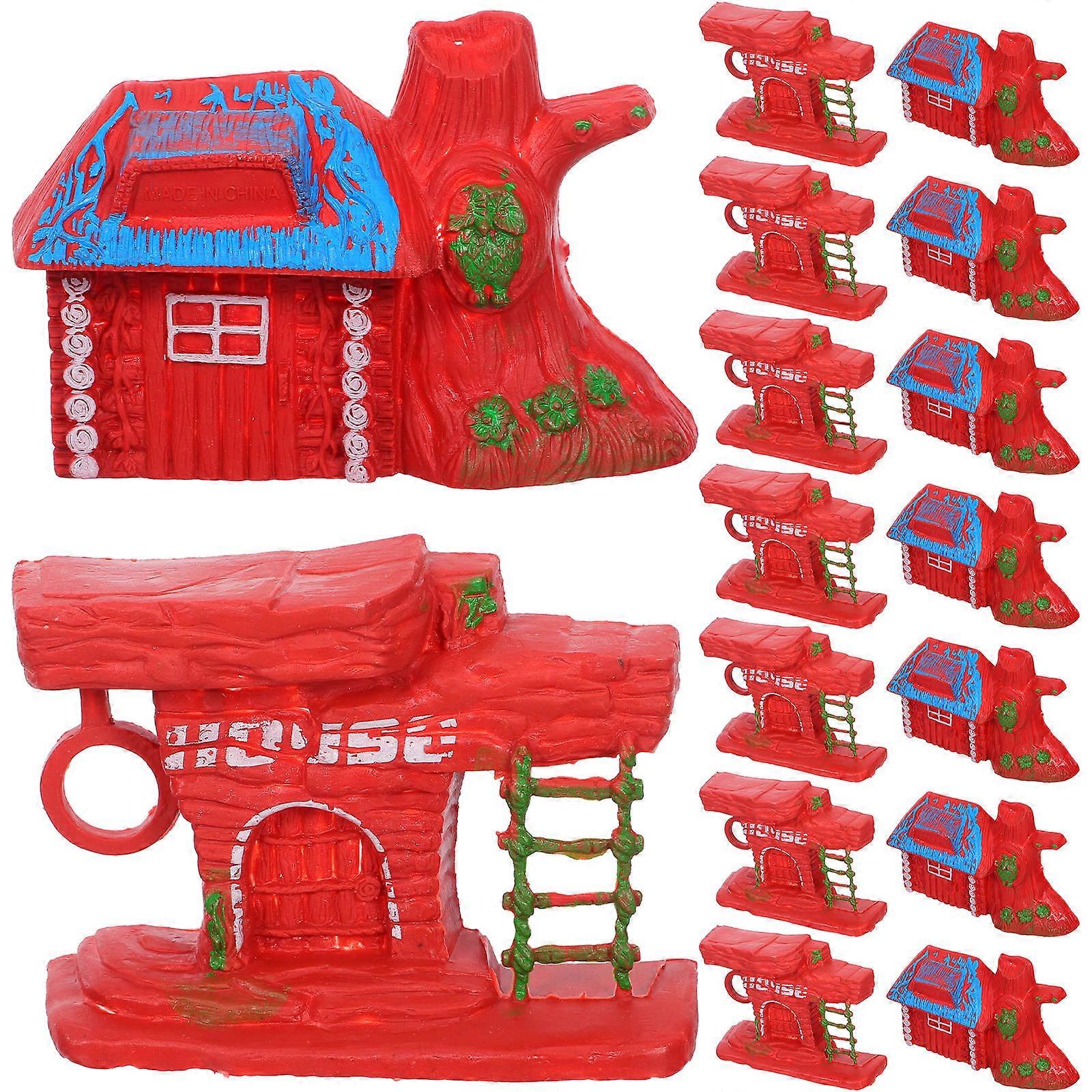 Forest Treehouse Model Miniature House Kit for Playing 20Pcs DIY Crafts