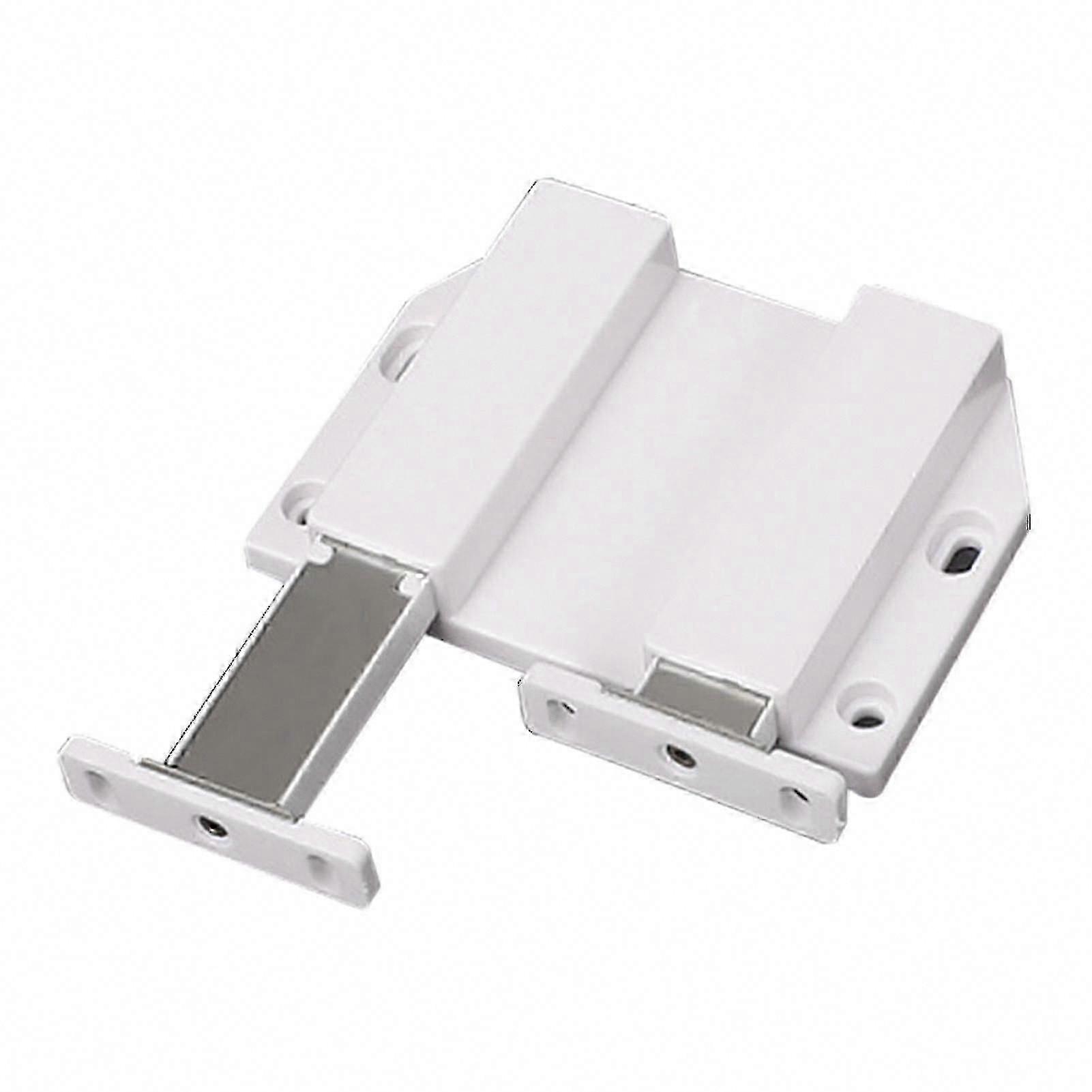 Heavy Duty Magnetic Push Latch for Kitchen Cabinet Drawers, Strong Suction Double-Headed Push to Open ABS Latch