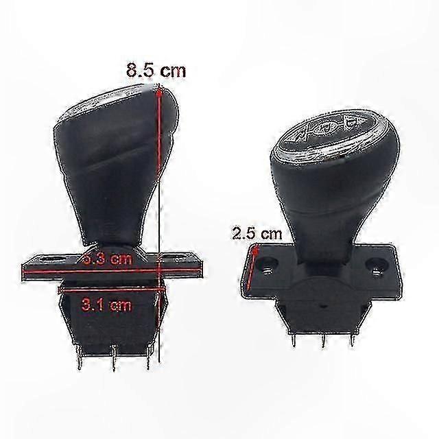 Kids Ride-On Car Throttle Control, Foot Pedal Switch for Electric Ride-On Toys, Forward Stop Reverse Joystick Mechanism