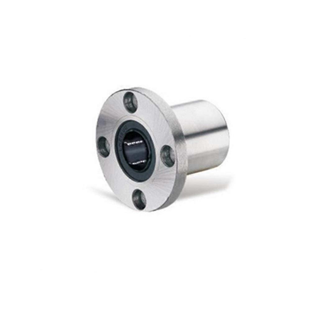 Linear Bearing LMEF12UU LMEF16UU LMEF20UU LMEF25UU LMEF30UU Circular Flange Type ABEC-1 European Linear Ball Bearings