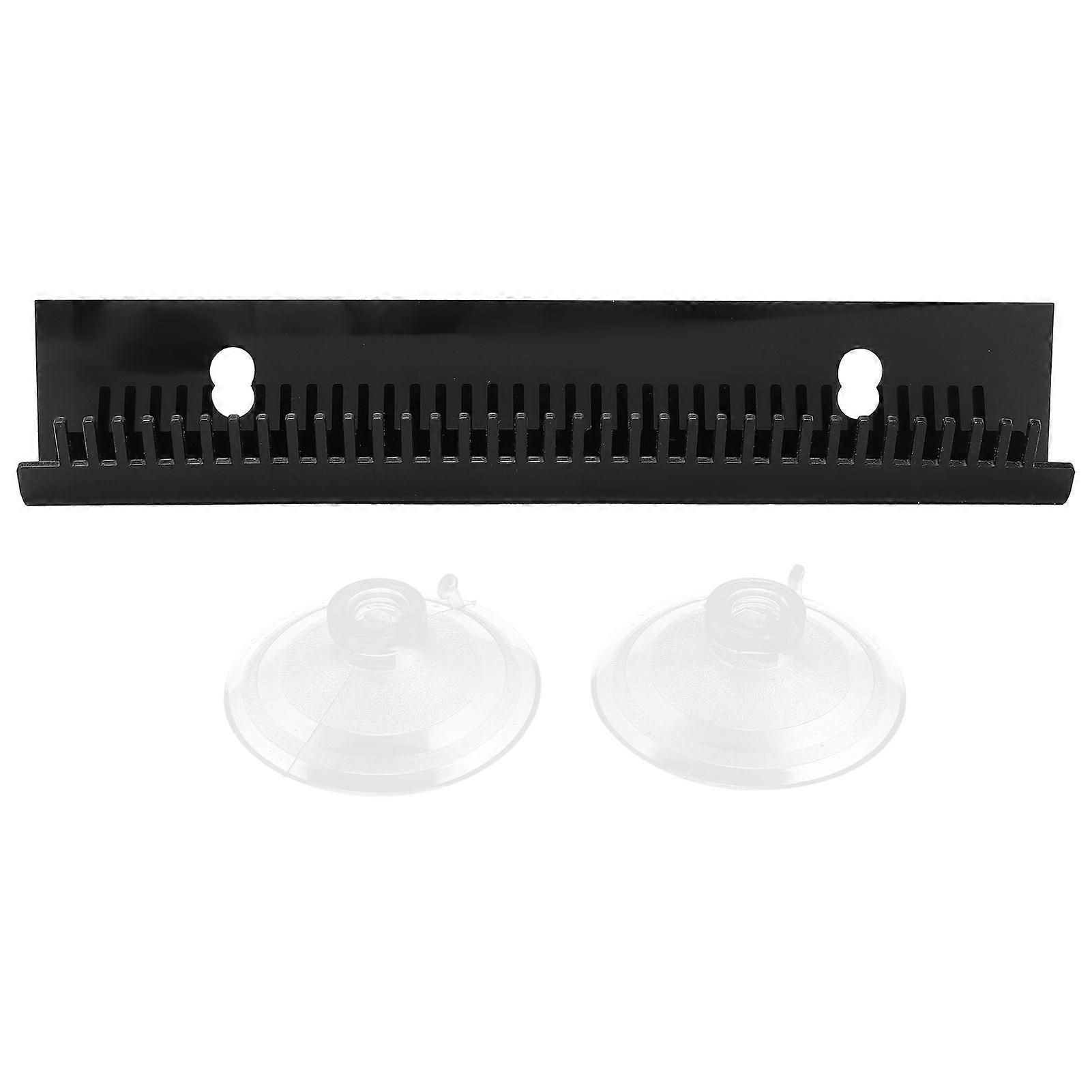 Hair Extension Holder U Shape WallHung Type Hair Color Style Display Bracket for Hair Salon(Large Black)