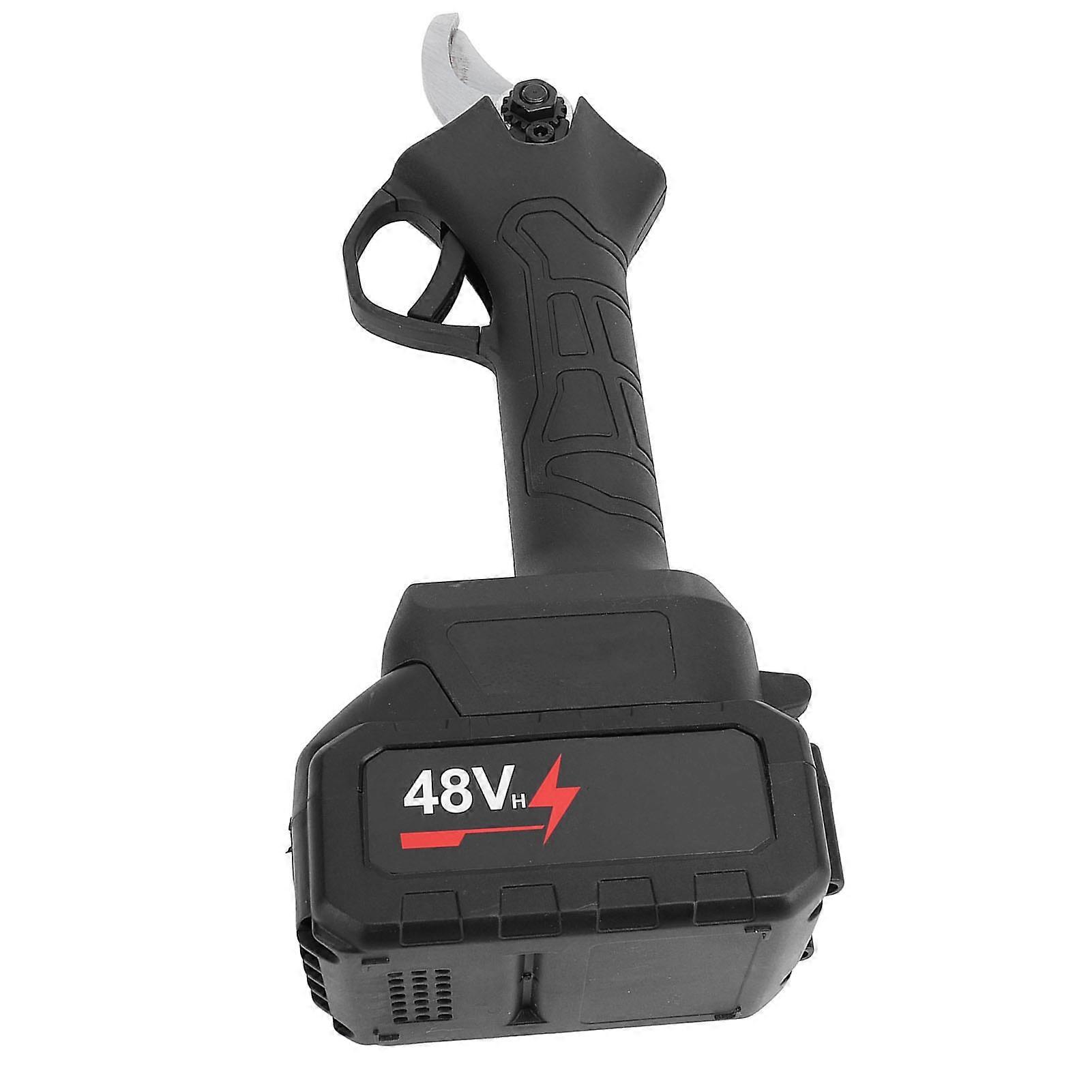 Cordless Electric Pruner 48V 2000mAh Lithium Battery Black