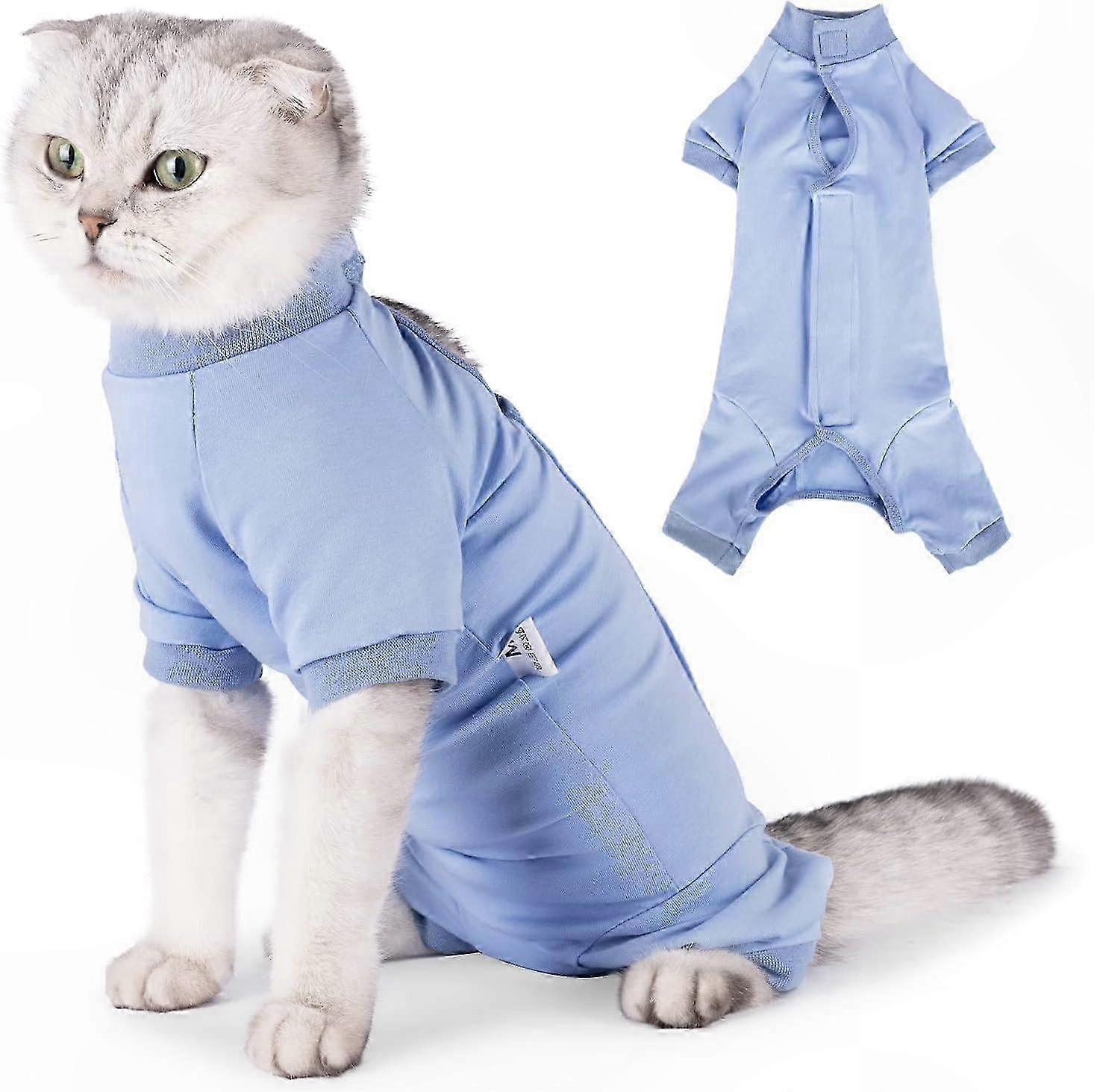 Pet Recovery Suit for Cats and Dogs to Prevent Licking and Wound Protection