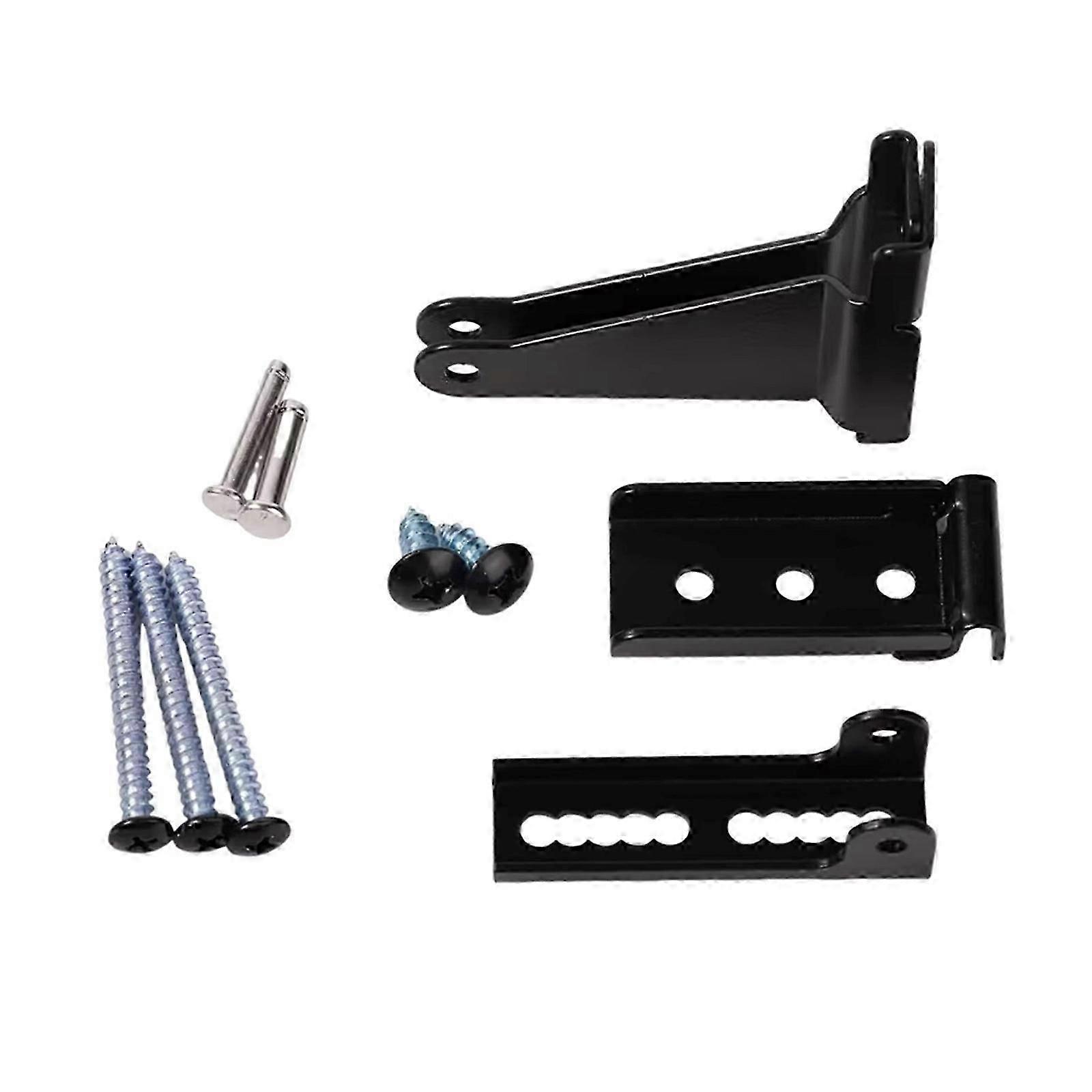 Multipurpose Door Frame Brackets Set Offer Sturdy Carbon Steel Protective and Compatibility with Multiple Door Types White Cs