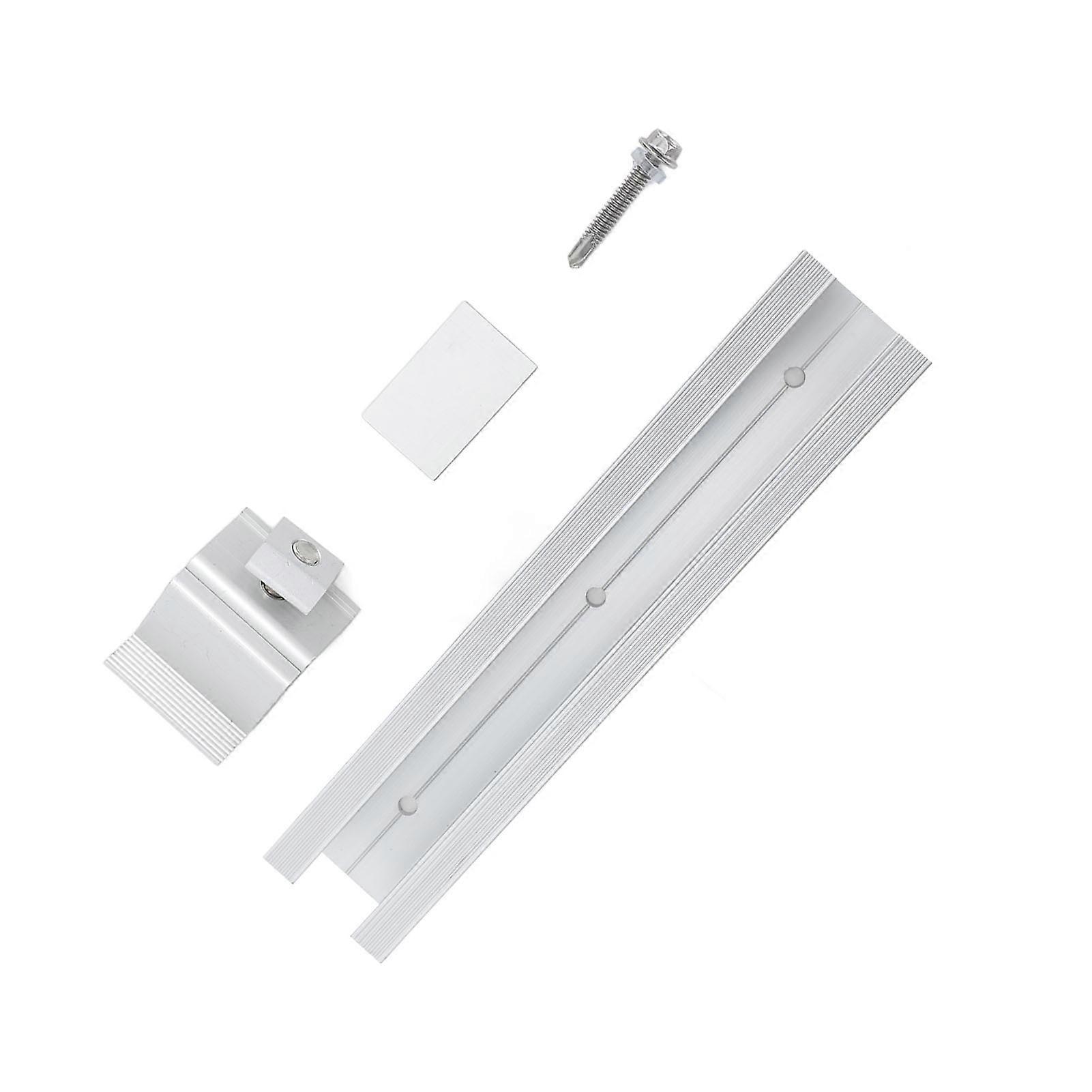 4Set Solar Panel Mounting Rails Z Brackets Kit Aluminum Alloy HZ0101