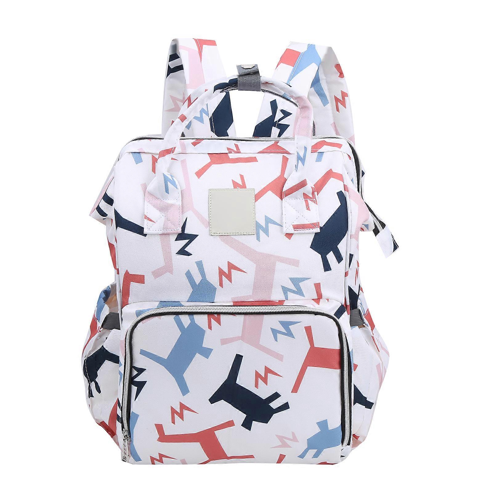 Insular Large Capacity Waterproof Diaper Backpack 41x15x26cm