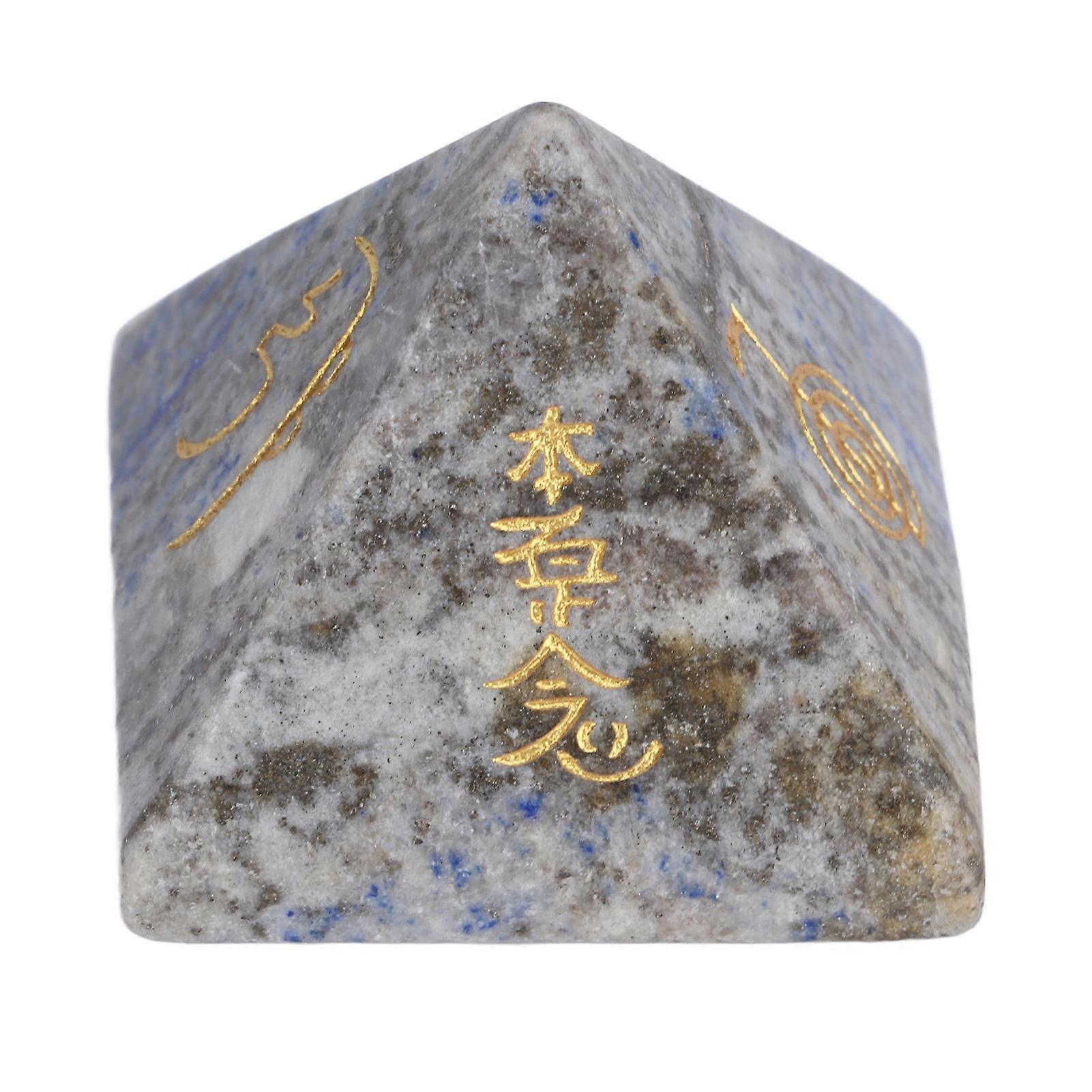 Lazurite Crystal Pyramid Energy Generator for Wealth & Prosperity