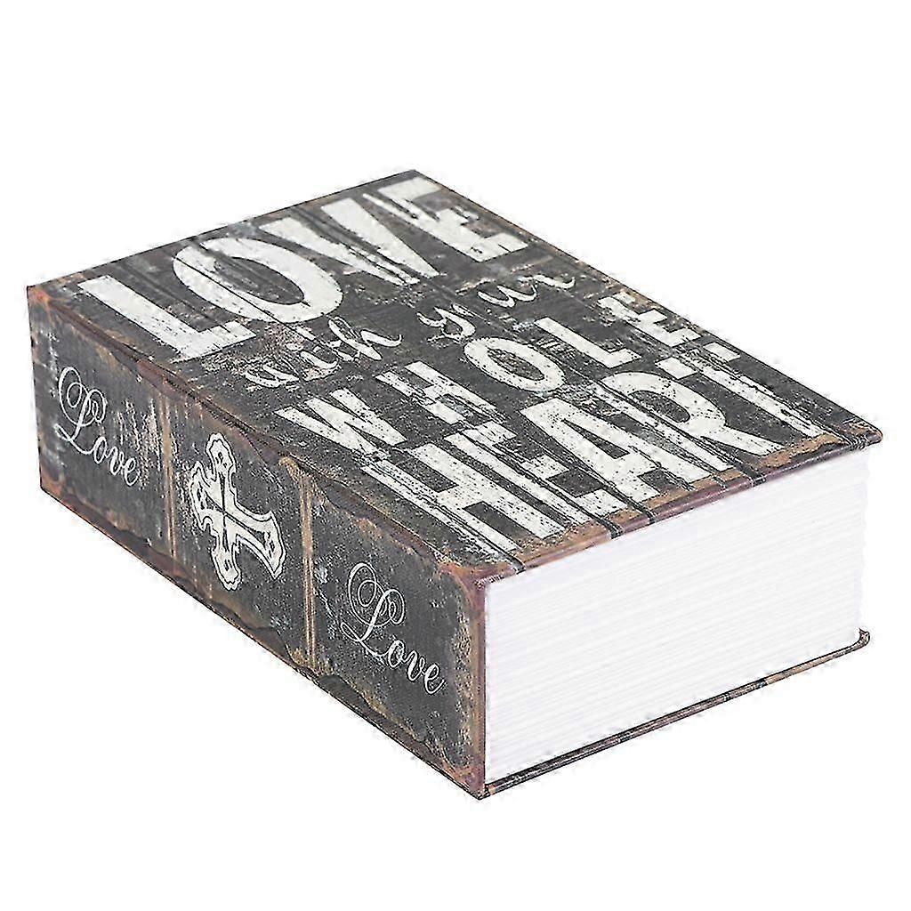 Lockable Book Safe with Combination Lock, Dictionary Cash Storage Box