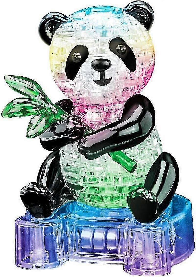 3D Puzzle Crystal Puzzle Panda & Baby