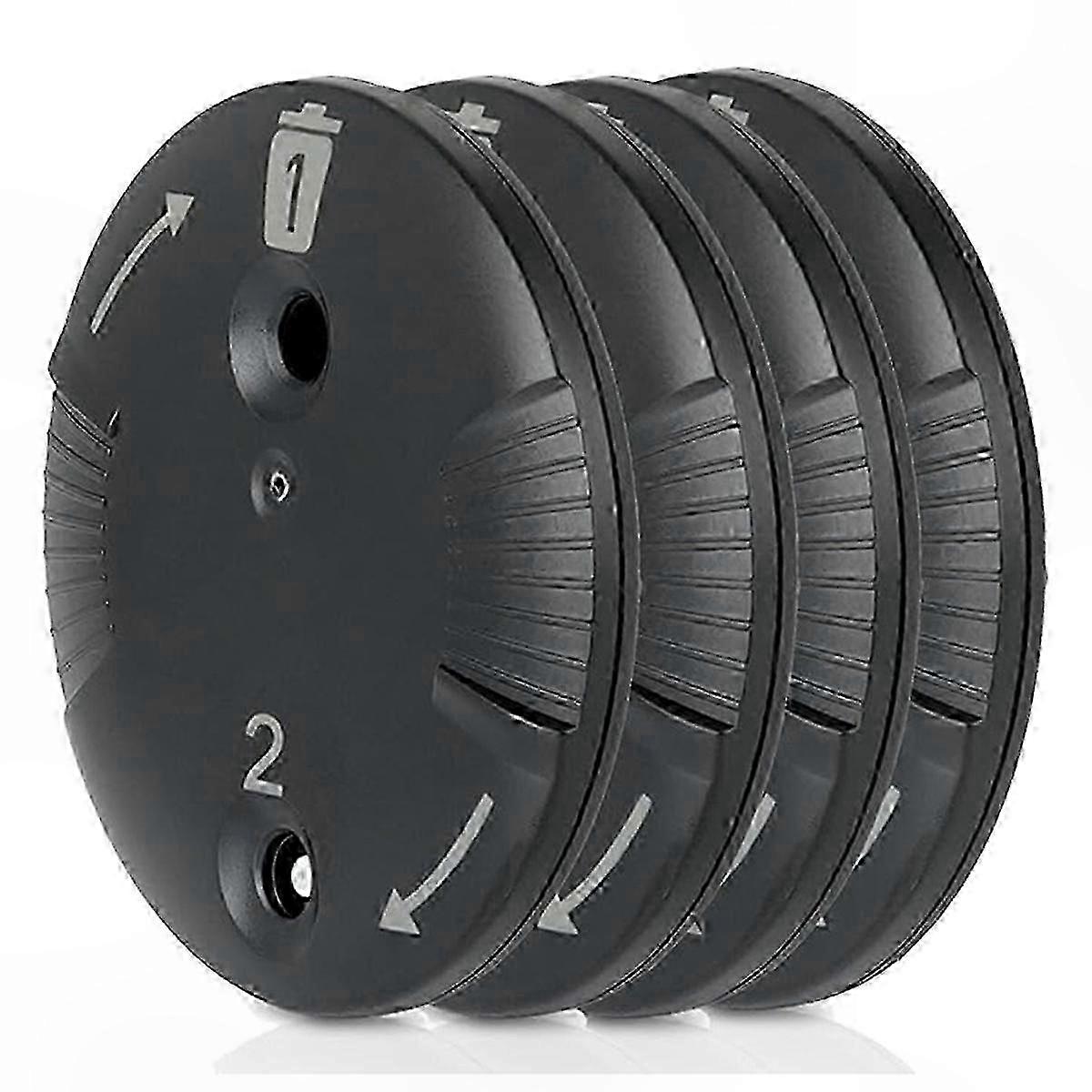 4-Pack Ear Wax Guards for Hearing Aids, Compatible with Cerushield Disk V2.0 and Phonak Devices