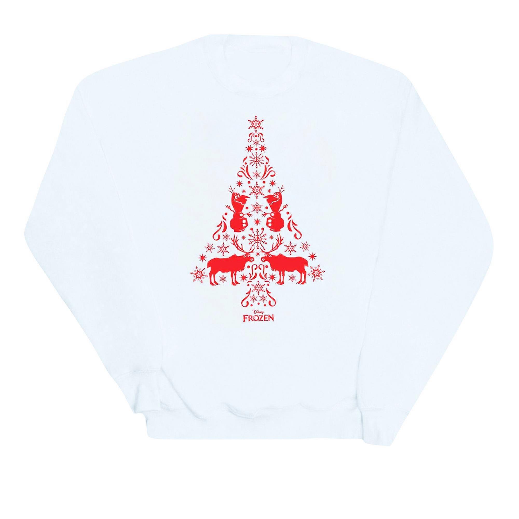 Disney Dames/Dames Bevroren Kerstboom Sweatshirt