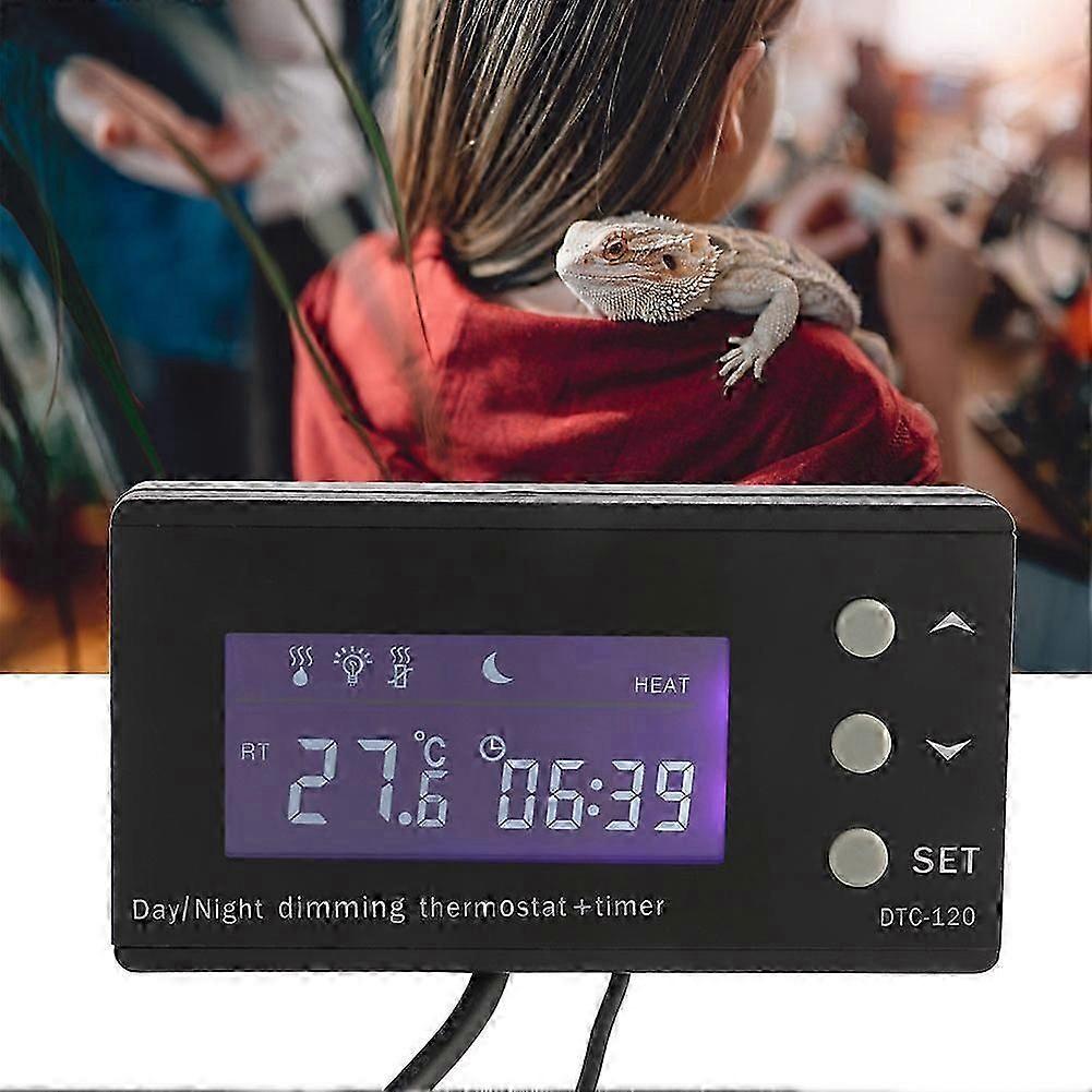 Reptile Digital Thermostat PID Timing Temperature Controller with LCD Display(220V EU Plug)
