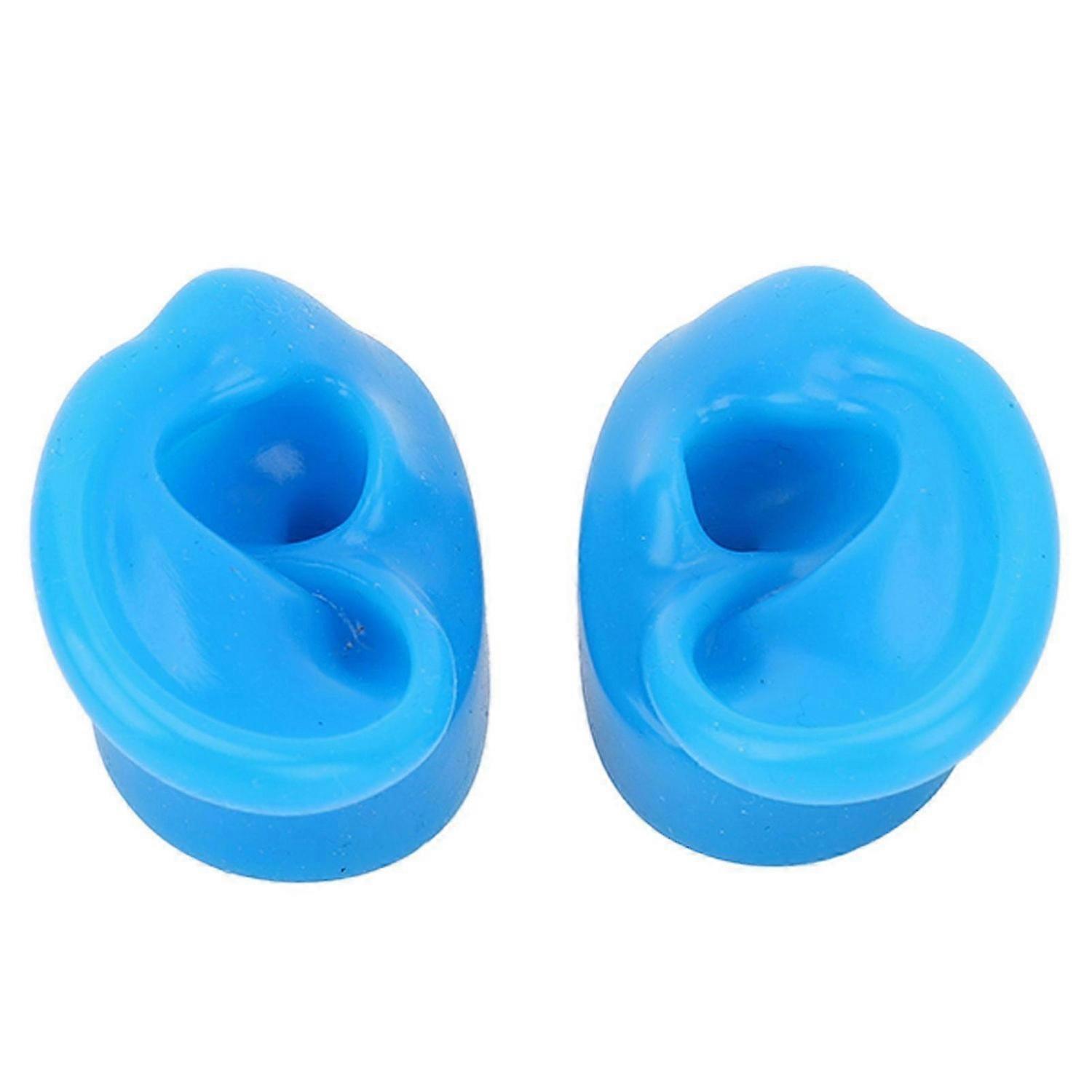 2025 Latest Model Pair Soft Silicone Ear Model Ear Displays Mould Practice Pie...