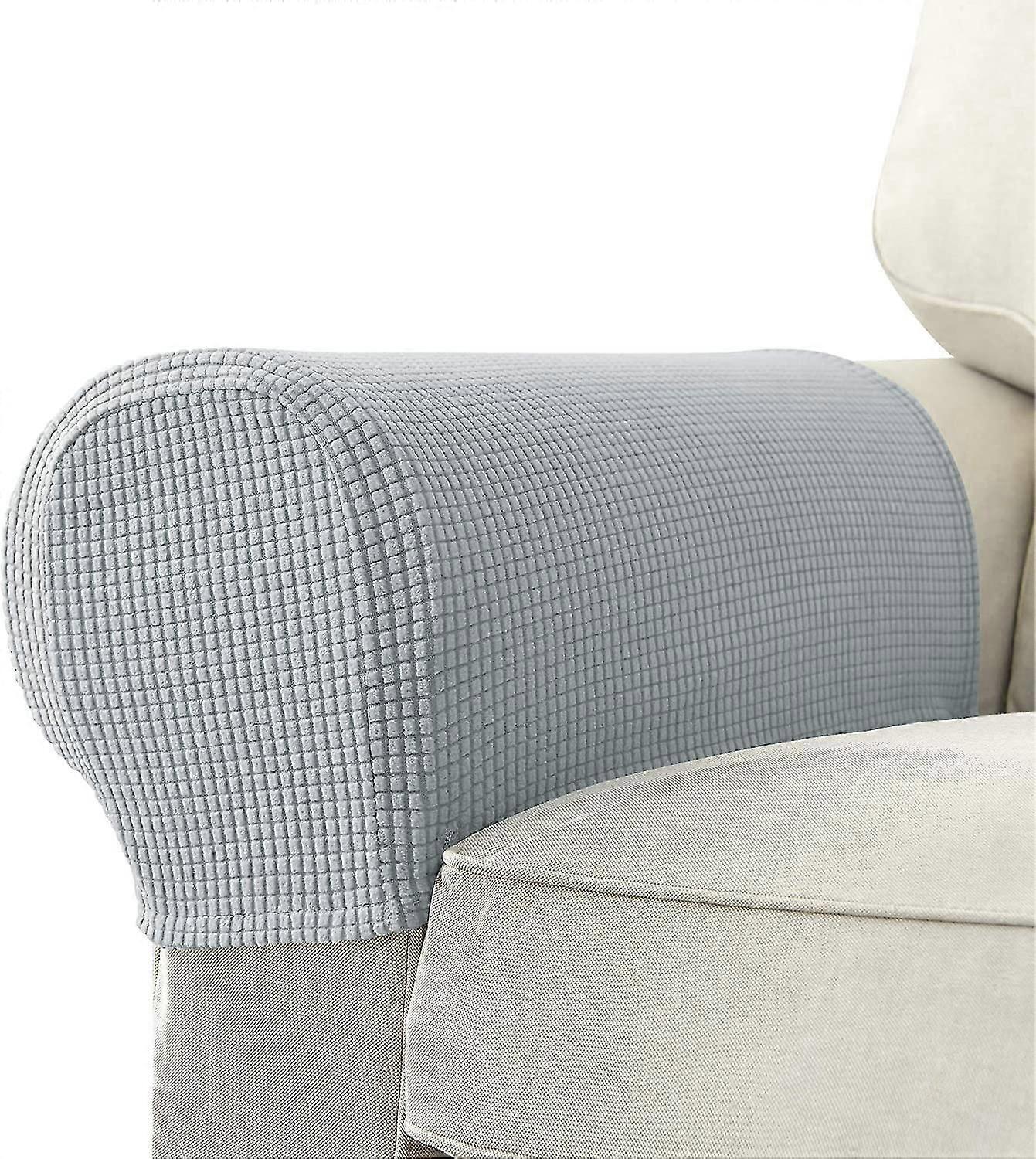 Conjunto de 2 capas de poltrona de poltrona de sofá jacquard