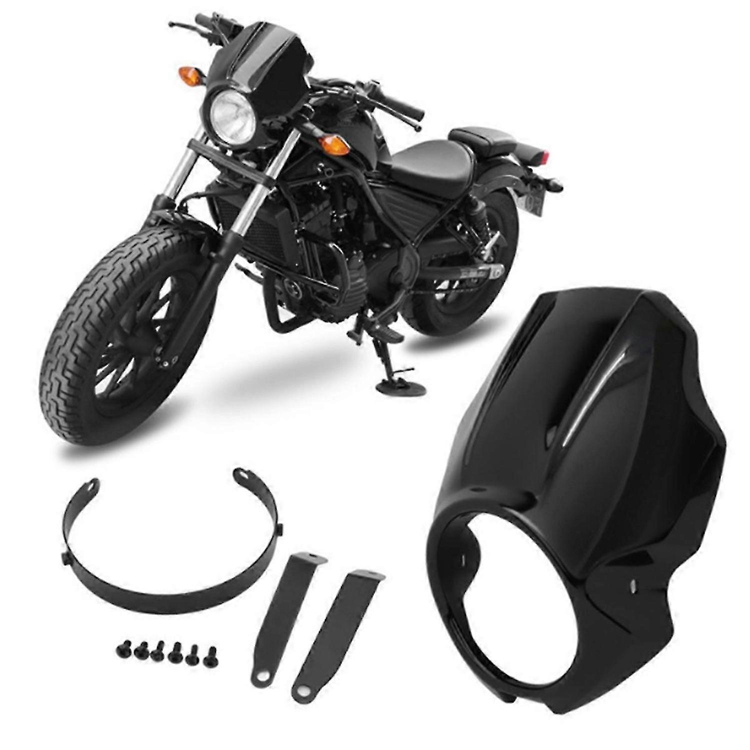 Motorcycle Headlight Fairing Cowl Windshield Visor