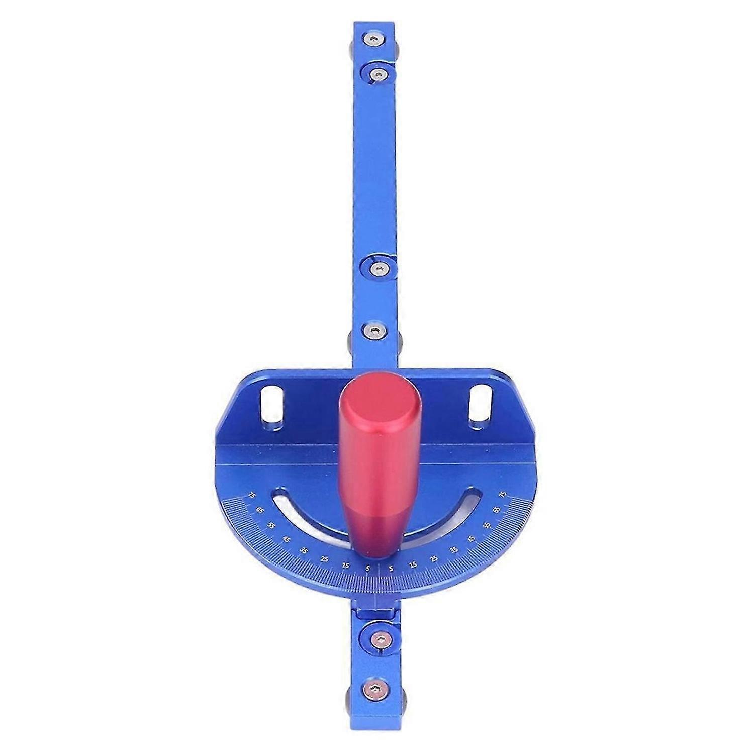 Miter Gauge for Table Saw, Table Saw Accessories Portable Aluminum Alloy with Removable Dial for Carpentry
