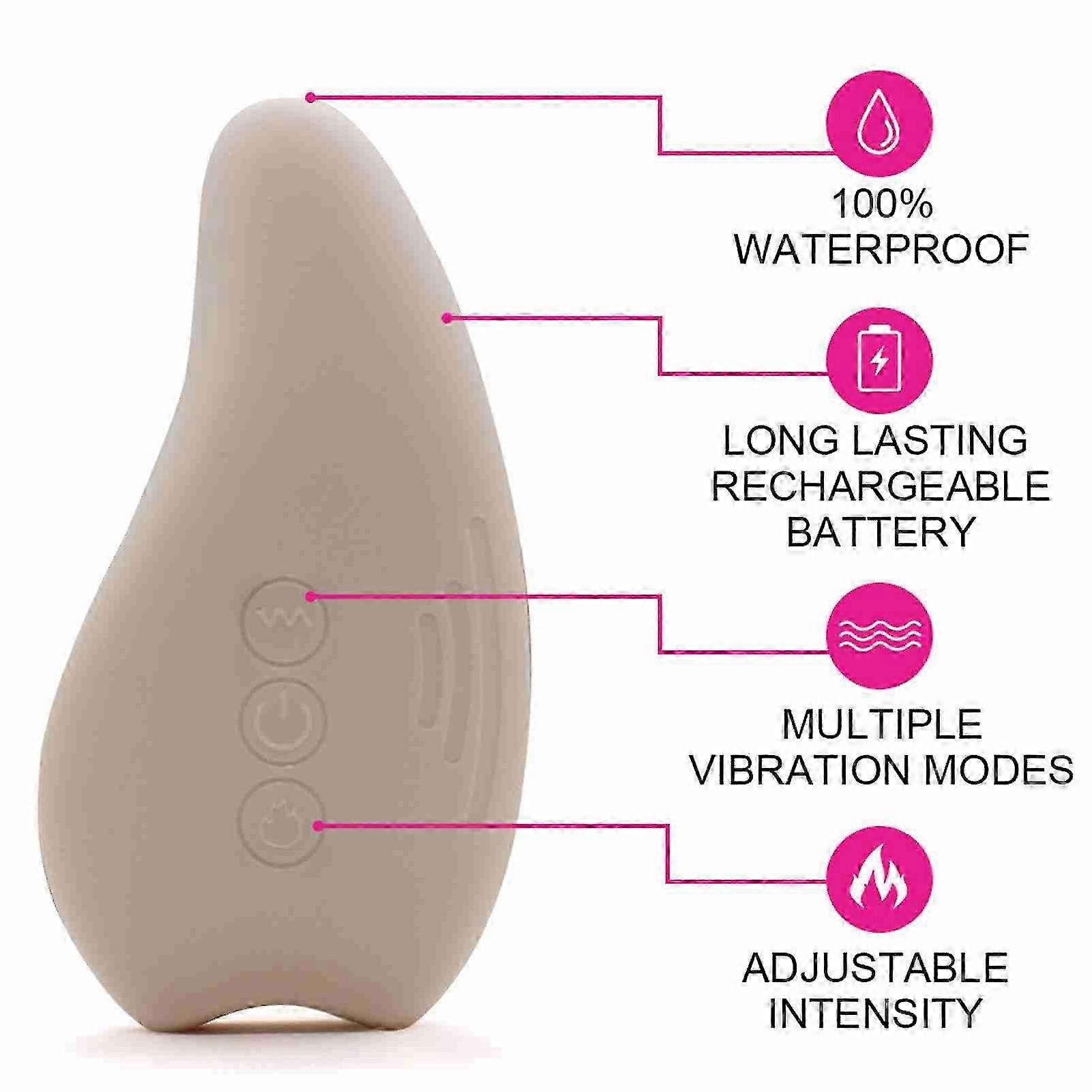 Warming Lactation Massager Soft Silicone Breast Massager for Breastfeeding Heat + Vibration for Clogged Ducts Improved Postpartum Milk Flow 2025