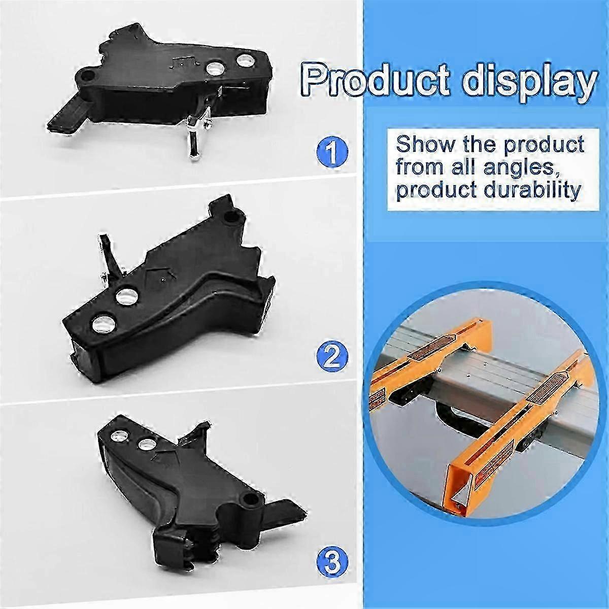 Heavy Duty Miter Saw Mounting Brackets 2 Pack Compatible with Most Saws