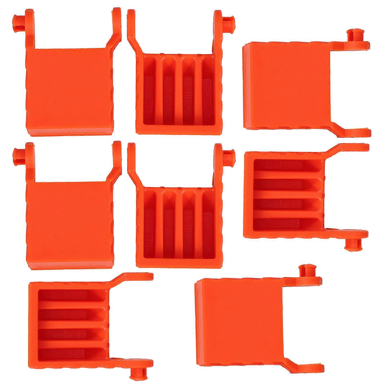 Constructed From ABS Material 4Pcs Woodworking Ratchet Band Clamp Blocks Designed For Securing Workpieces In Home Renovation