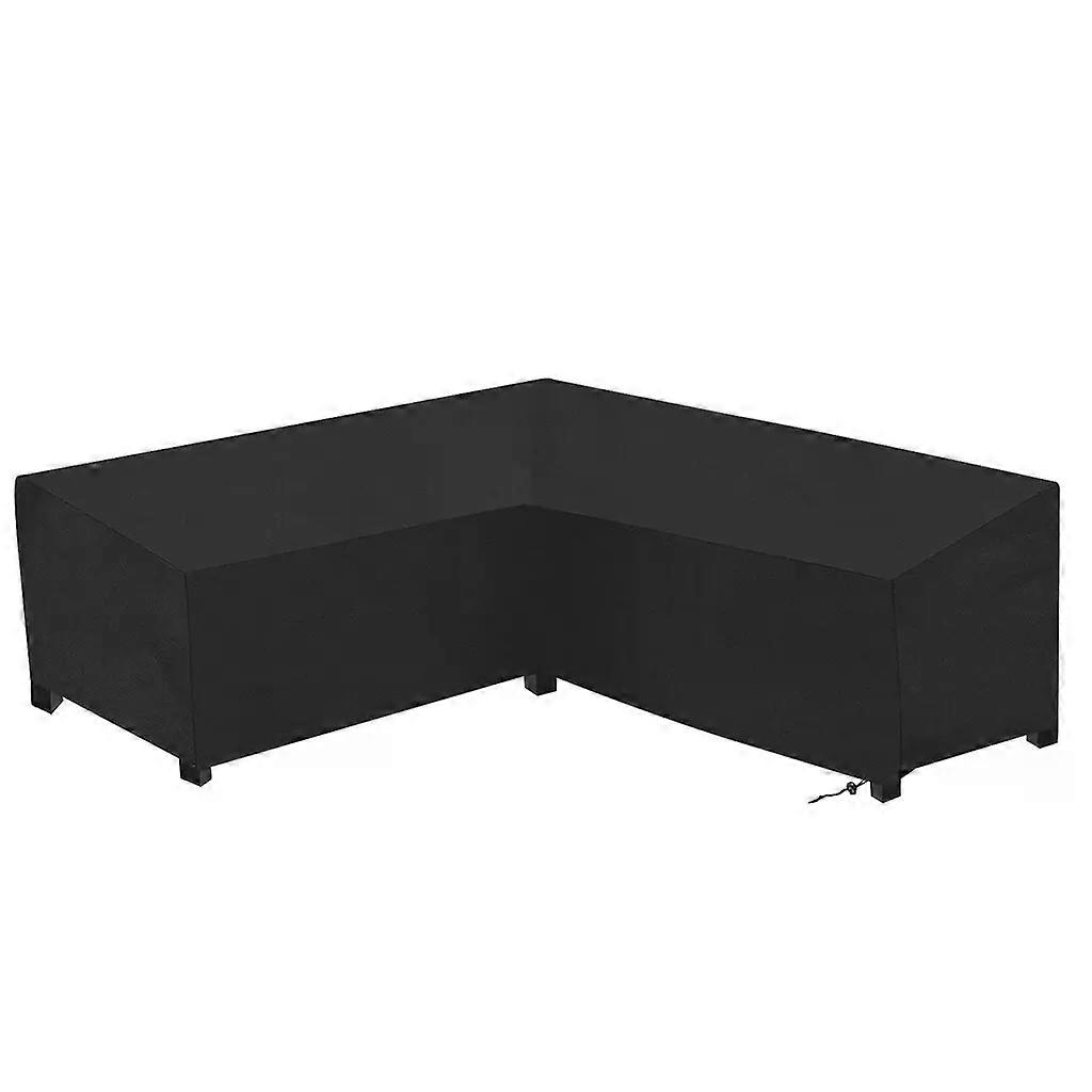 Gartenmöbelbezug L-förmiges wasserdichtes Eck-Lounge-Sofa-Sitzgruppe
