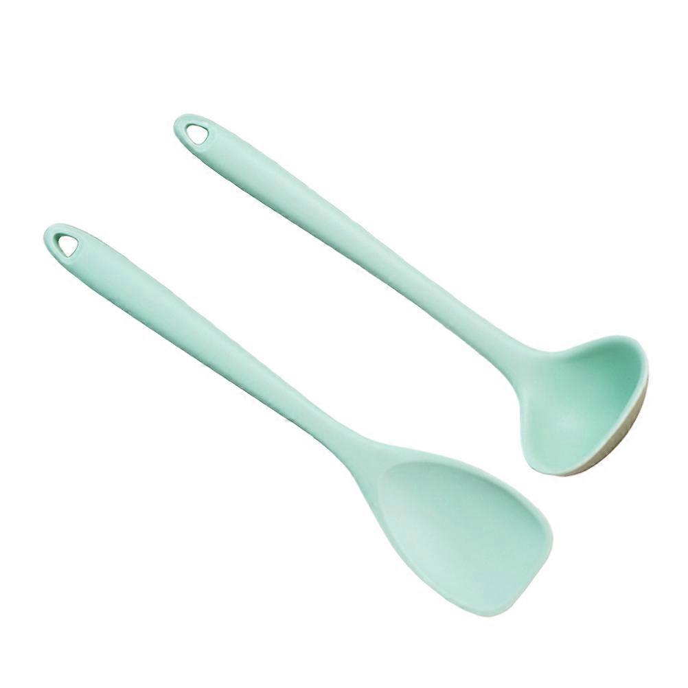 Silicone Serving Spoon Silicone Cooking Soup Ladle 1Set for Kitchen