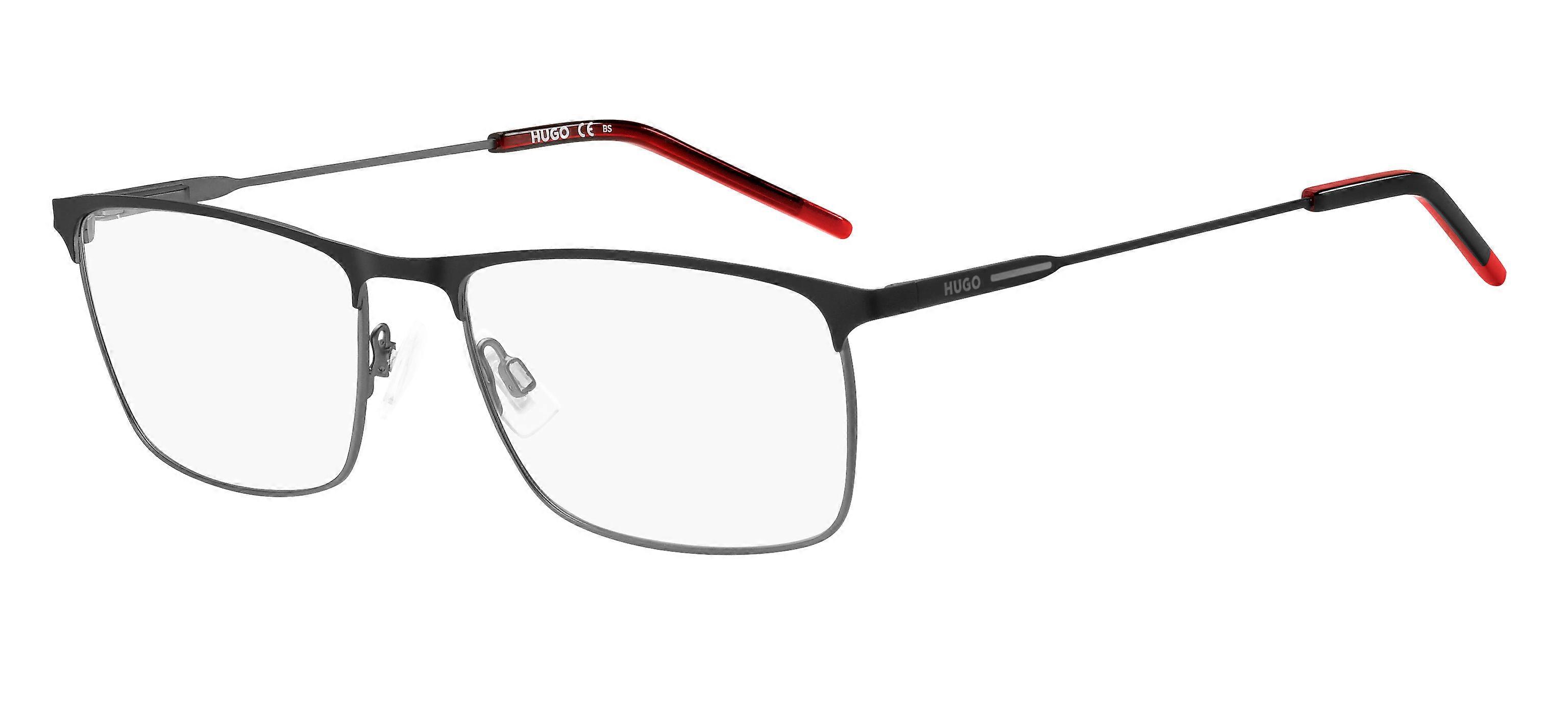 Eyewear Frames HUGO HG 1182 RZZ MATTE BLACK DARK RUTHENIUM 58/18/145 MAN